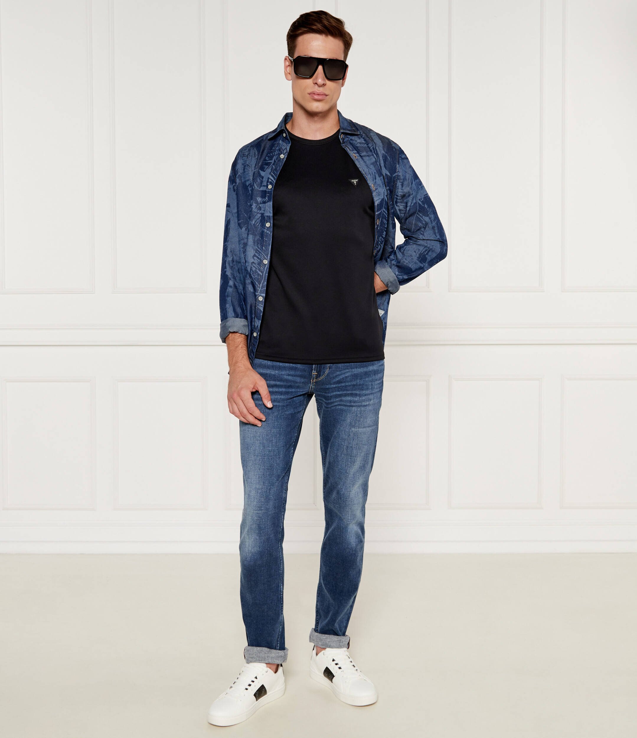 GUESS Tricou | Regular Fit | stretch