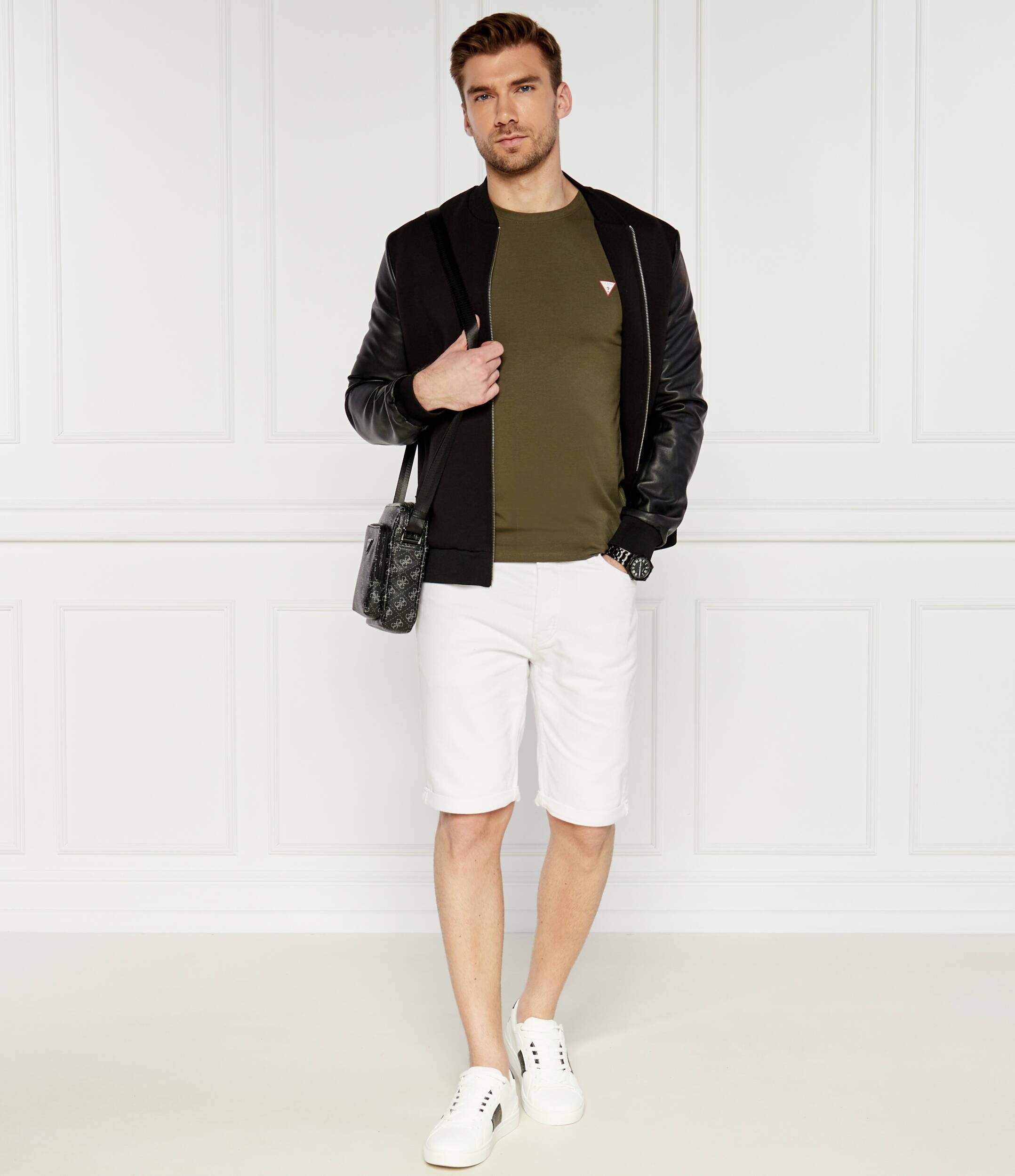 GUESS Tricou | Regular Fit | stretch