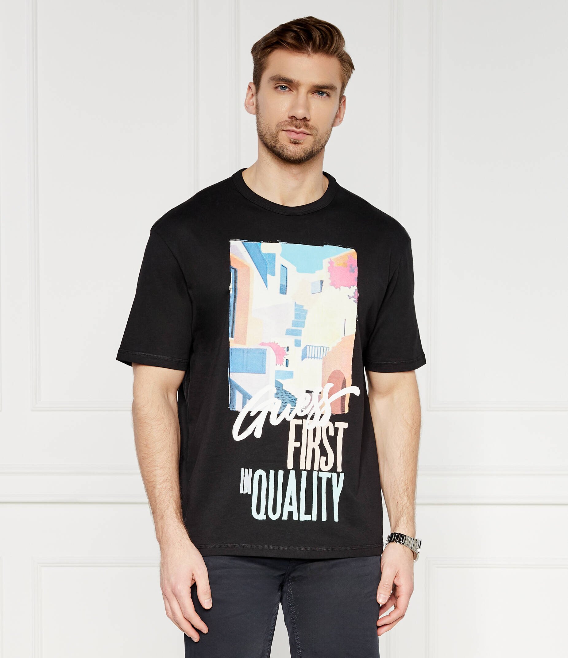 GUESS Tricou | Relaxed fit