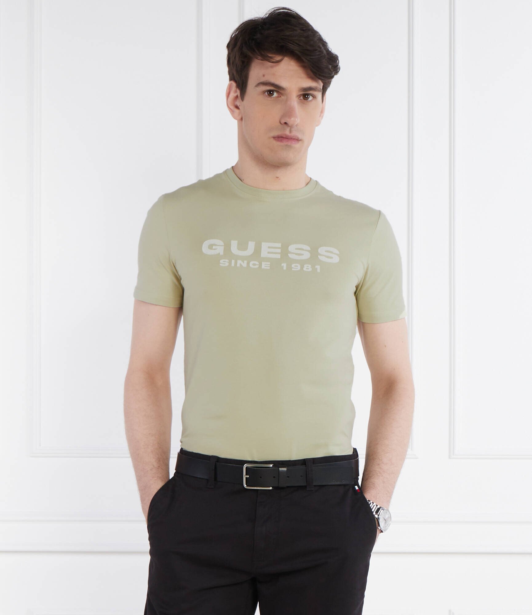 GUESS Tricou | Slim Fit | stretch