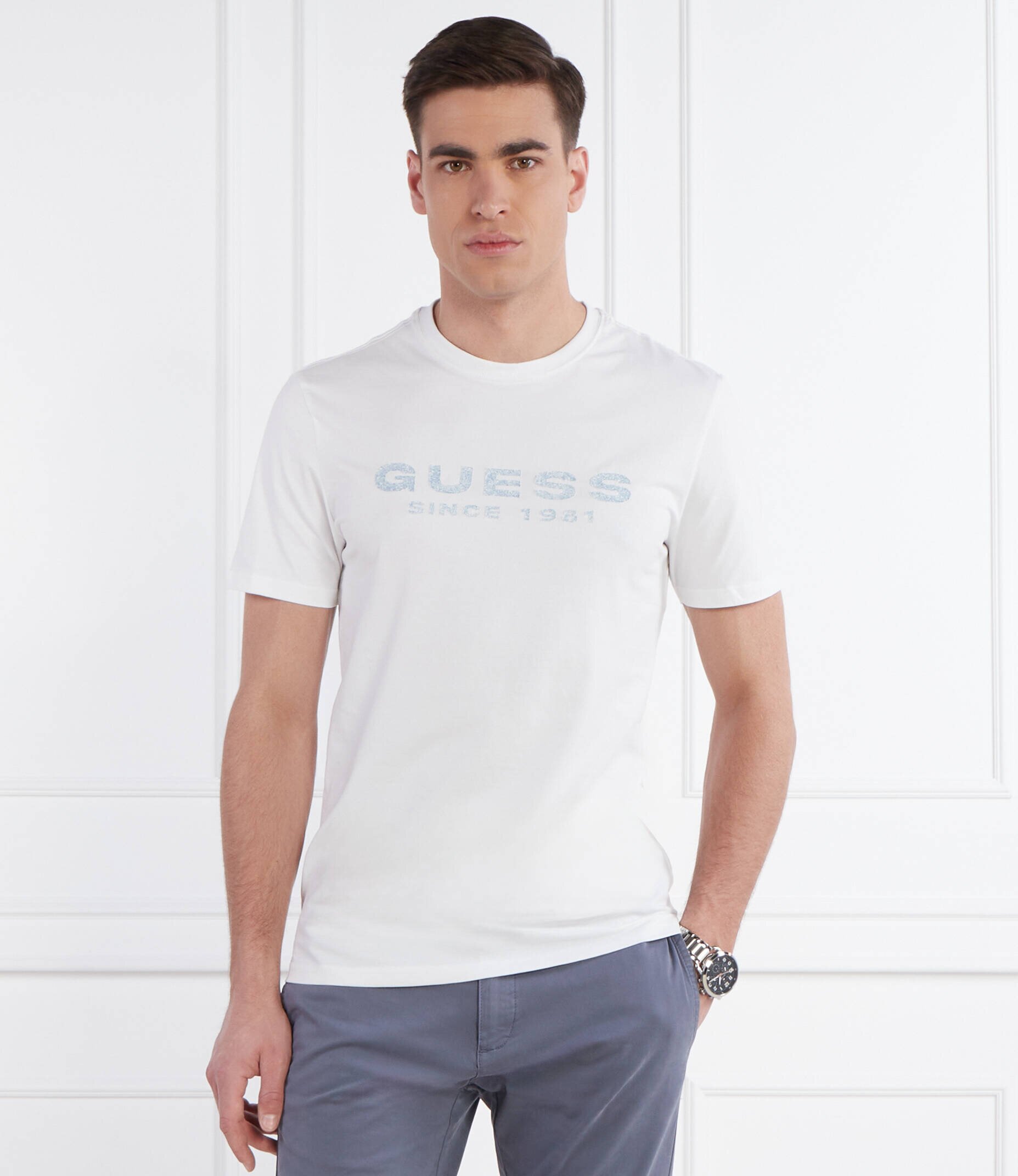 GUESS Tricou | Slim Fit | stretch