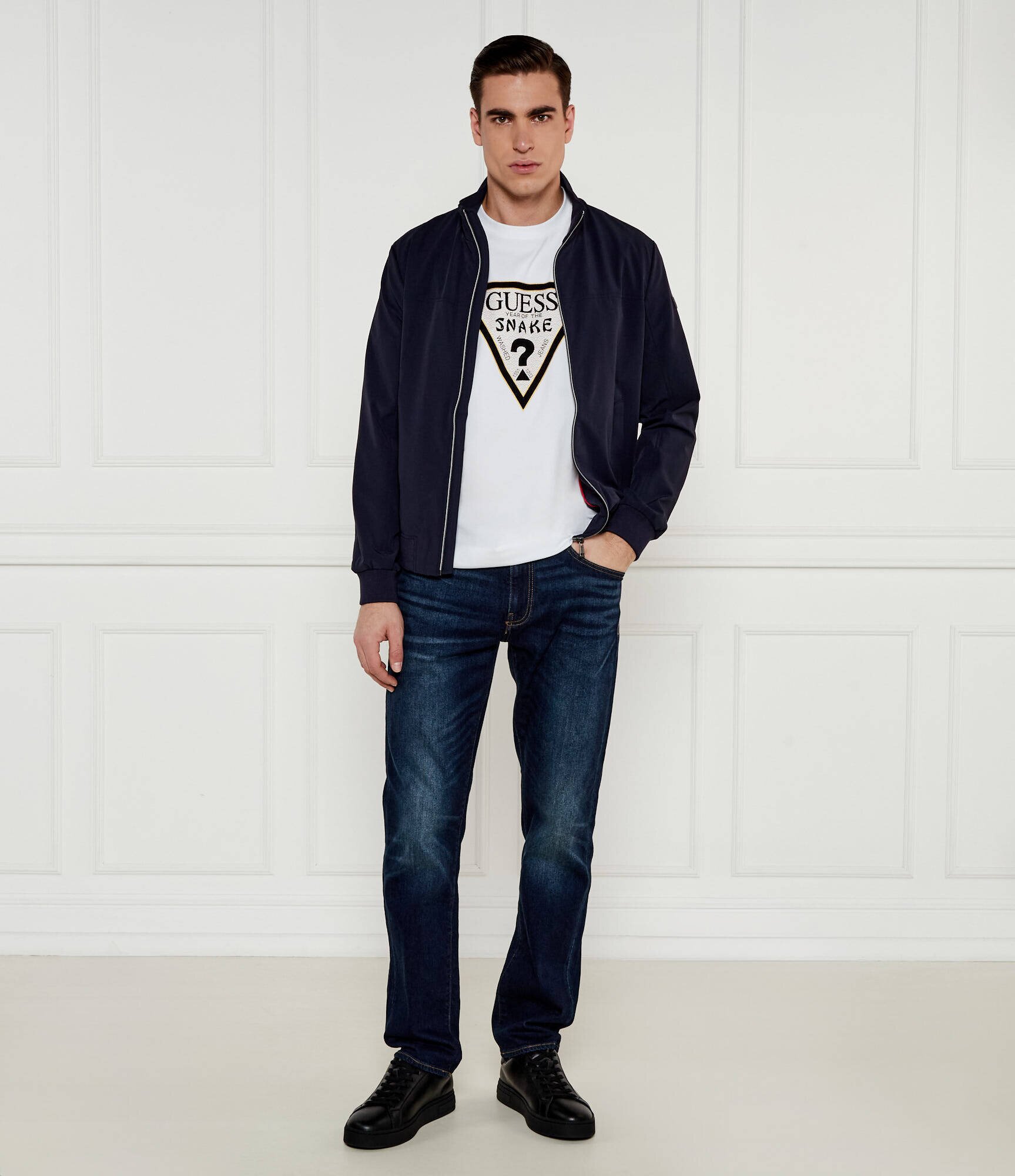 GUESS Tricou SNAKE | Oversize fit