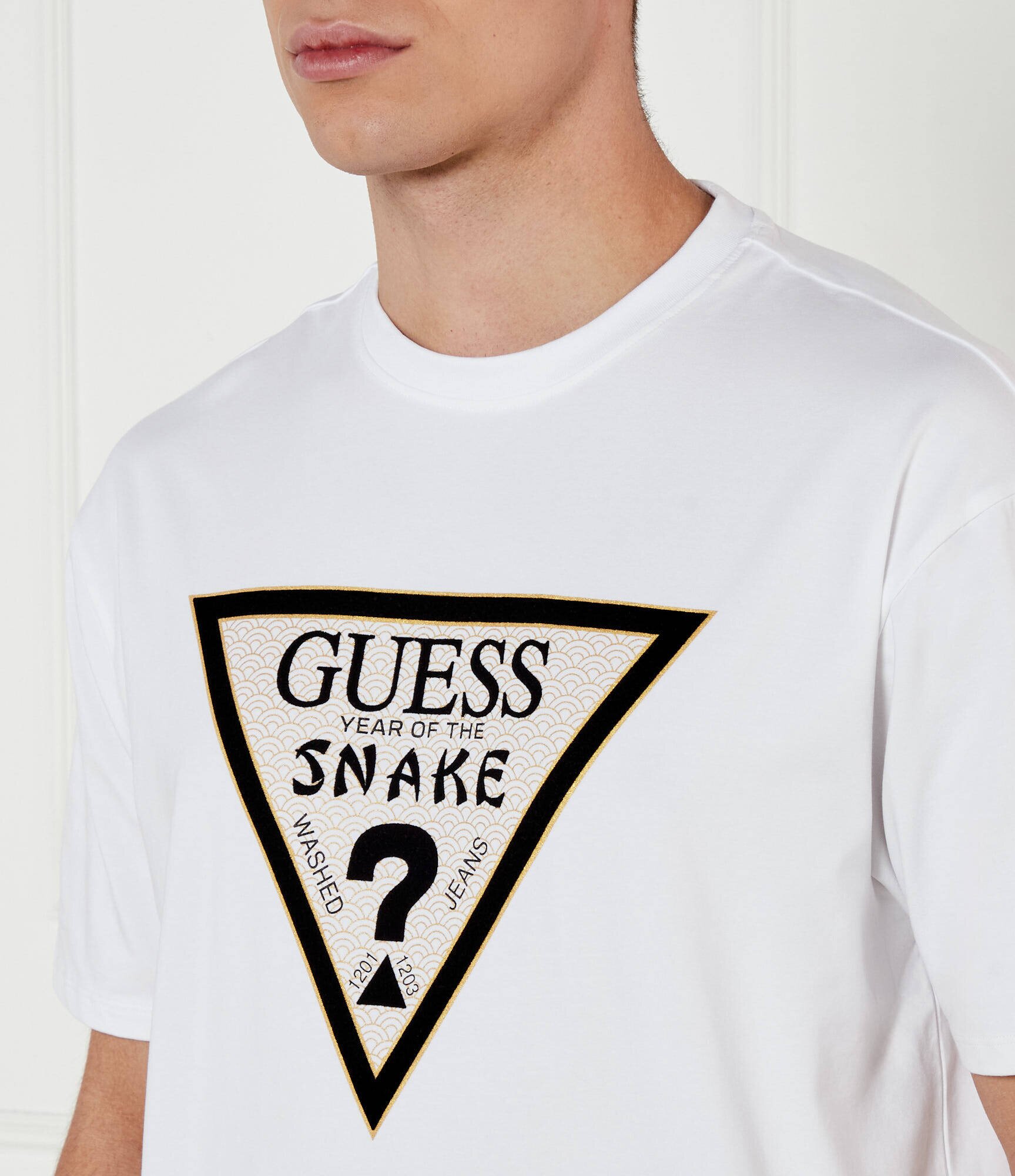 GUESS Tricou SNAKE | Oversize fit
