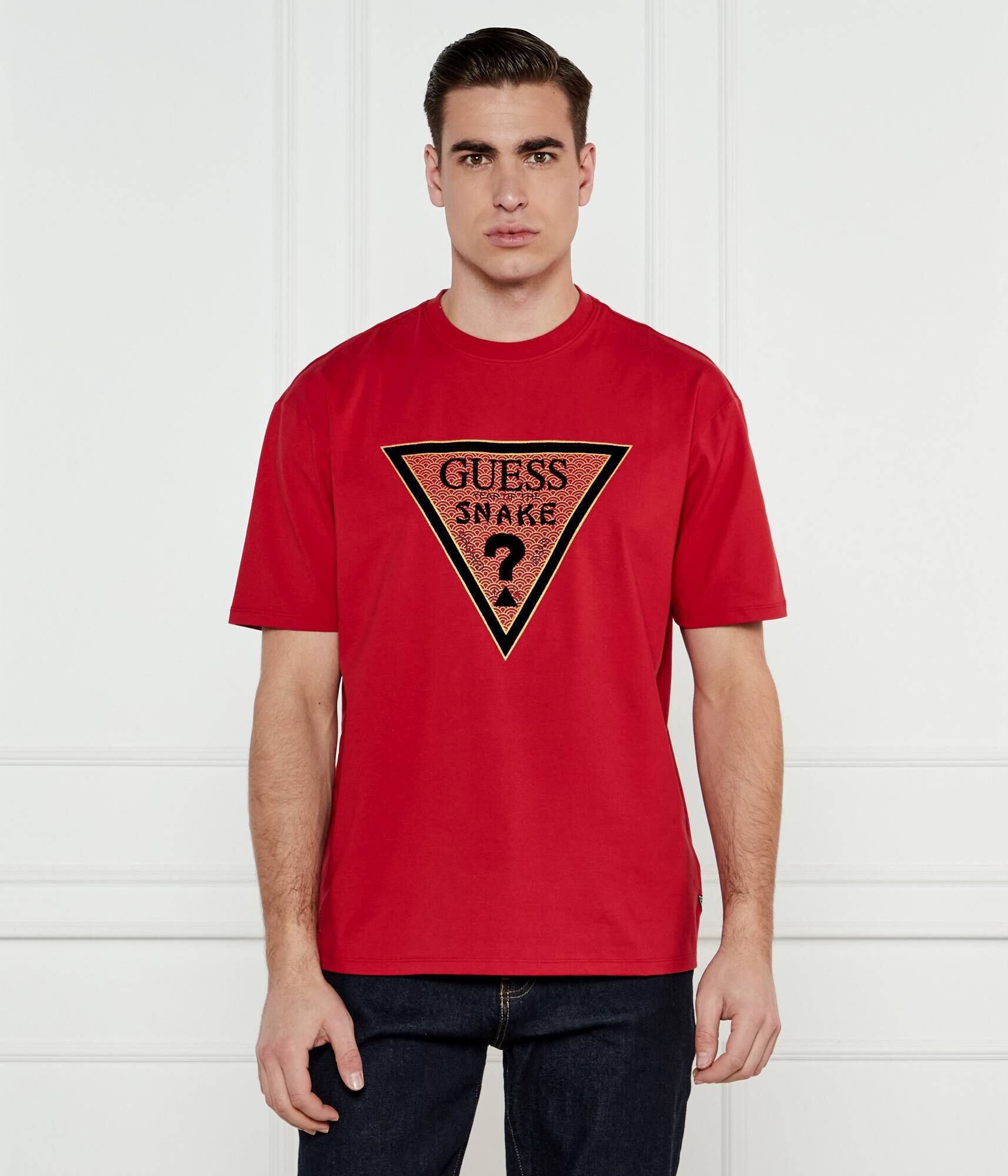 GUESS Tricou Snake | Oversize fit