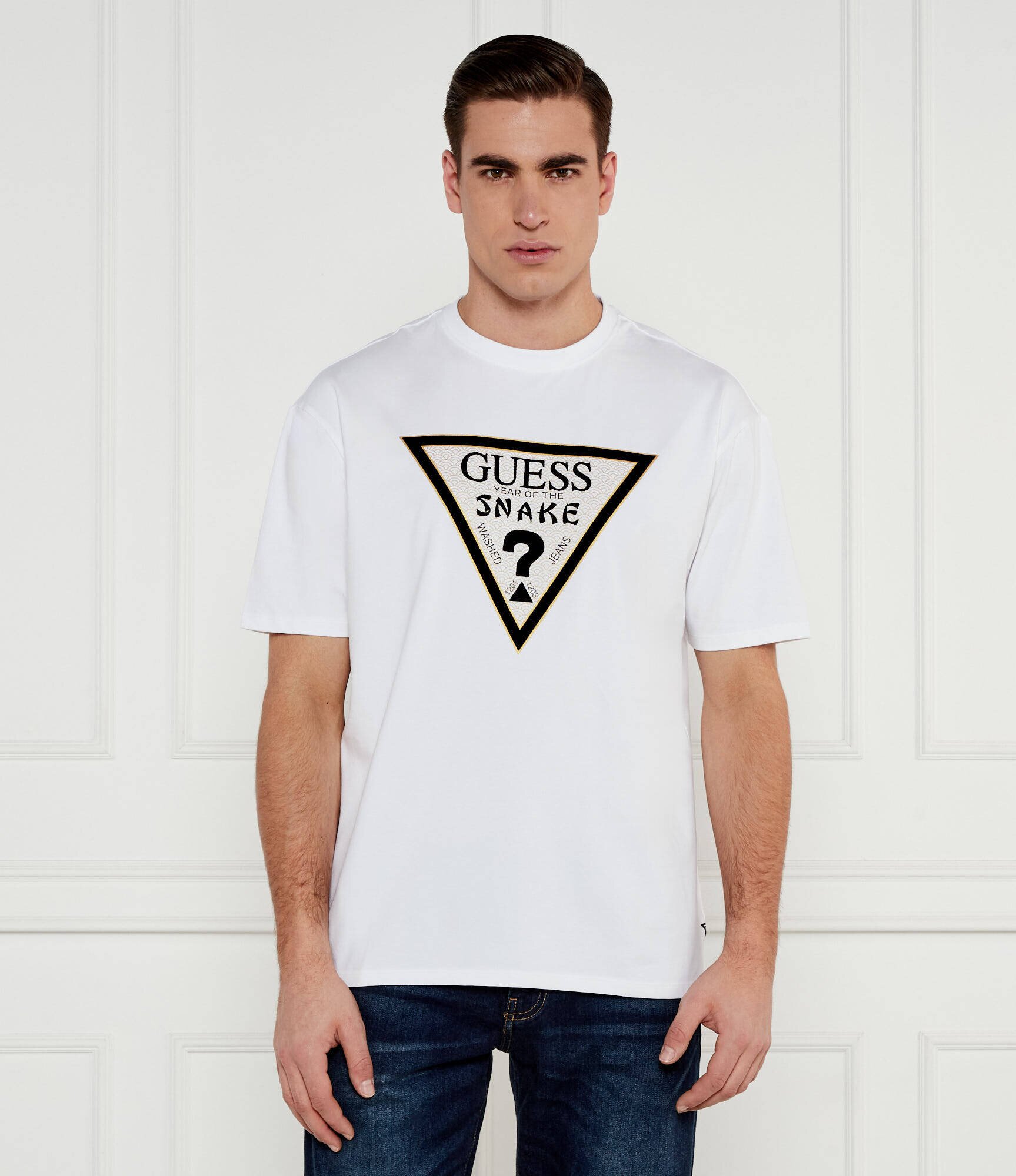 GUESS Tricou SNAKE | Oversize fit