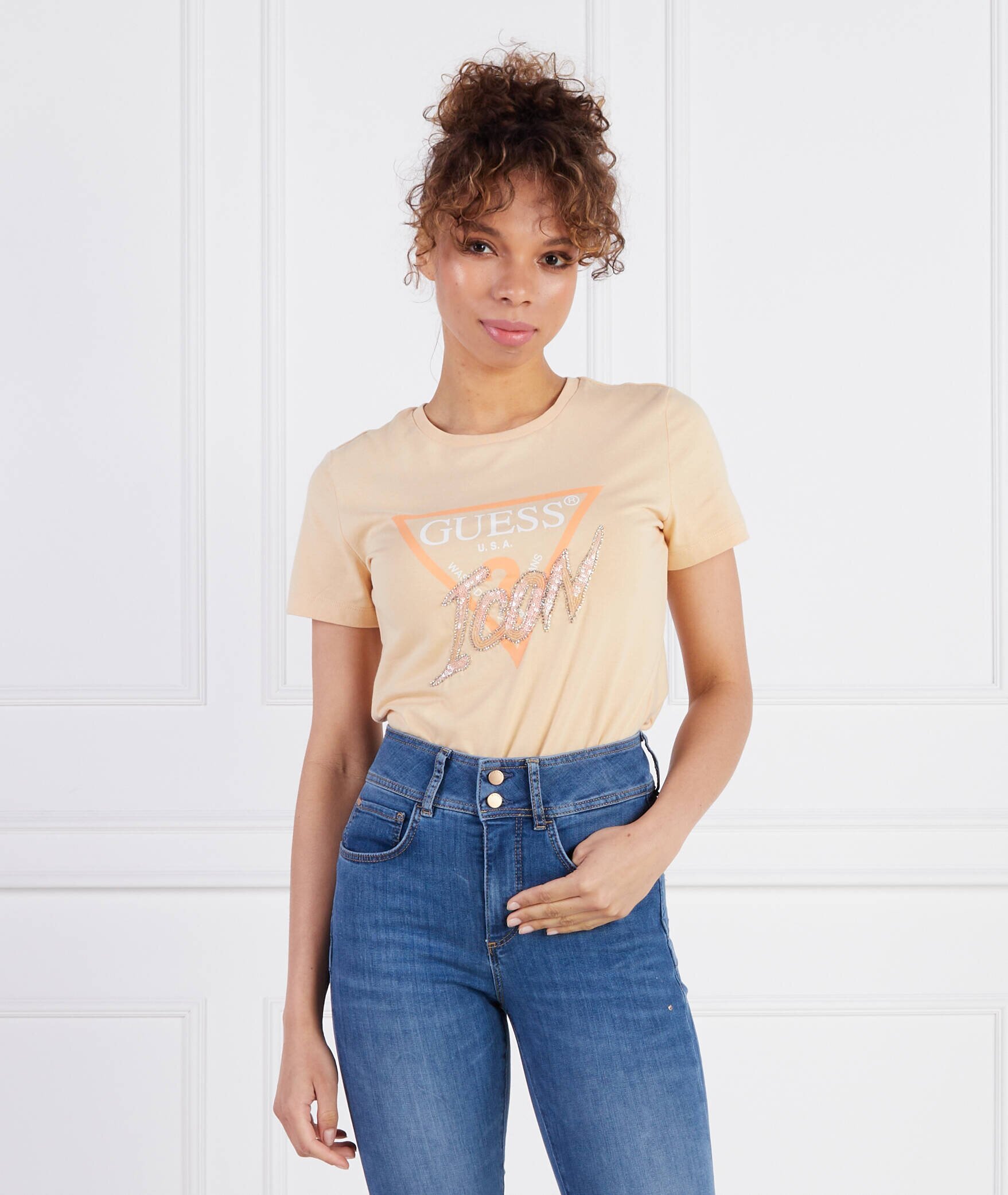GUESS Tricou | Straight fit