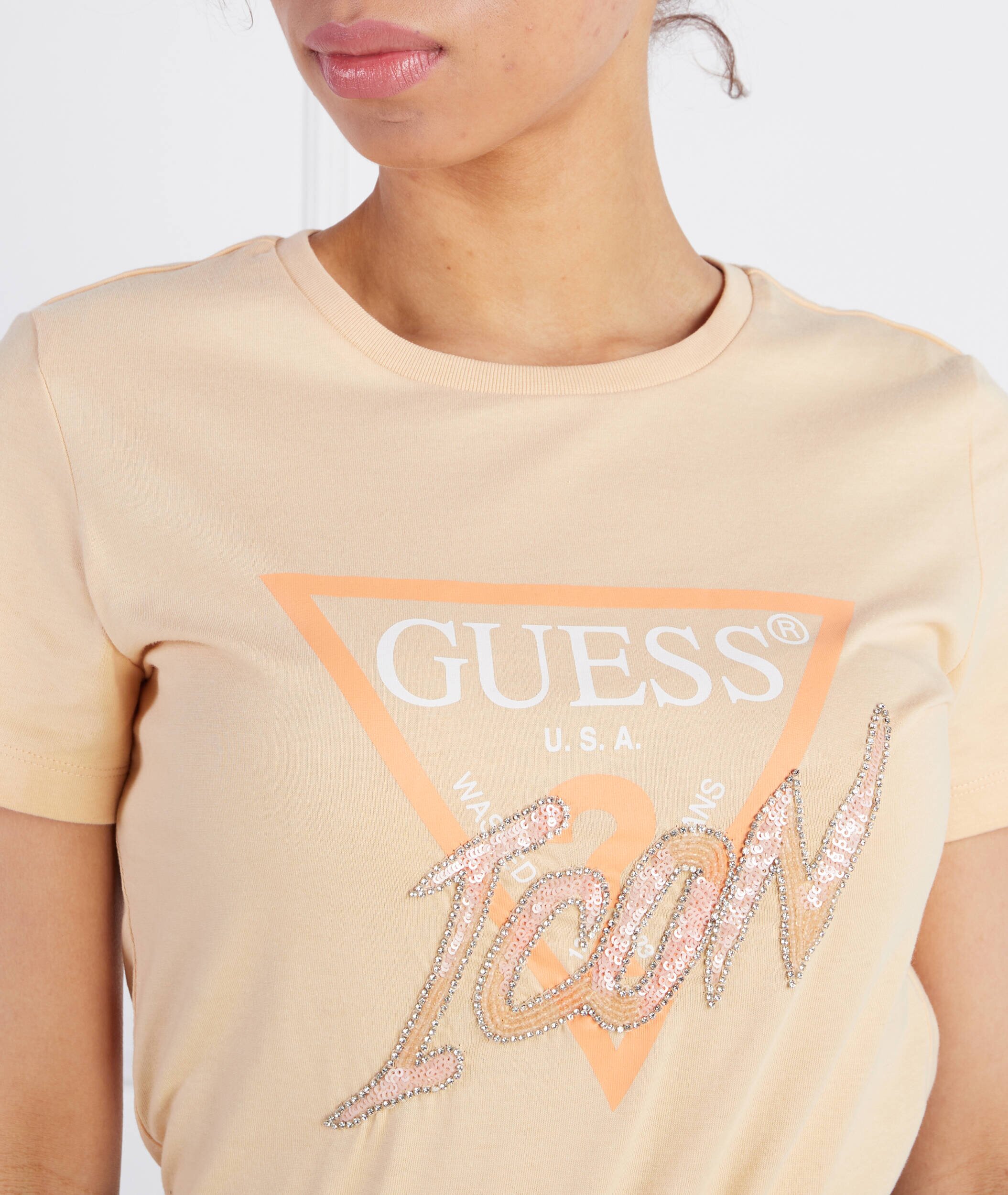 GUESS Tricou | Straight fit