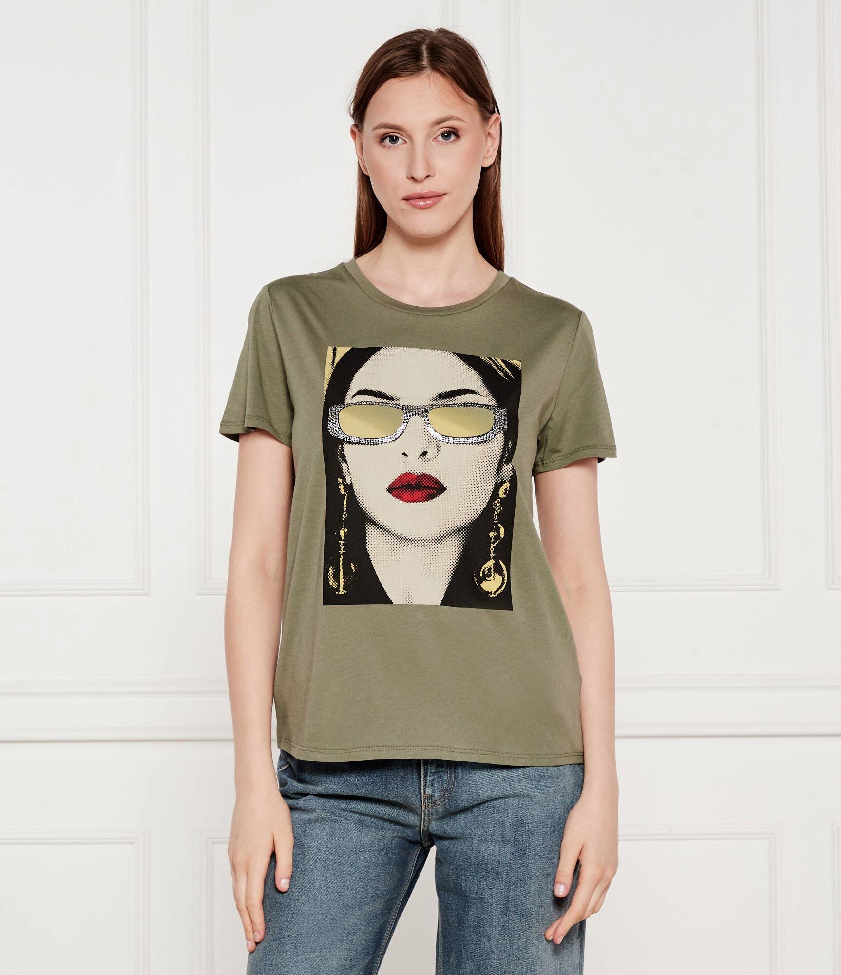 GUESS Tricou SUNGLASSES MODEL EASY | Regular Fit