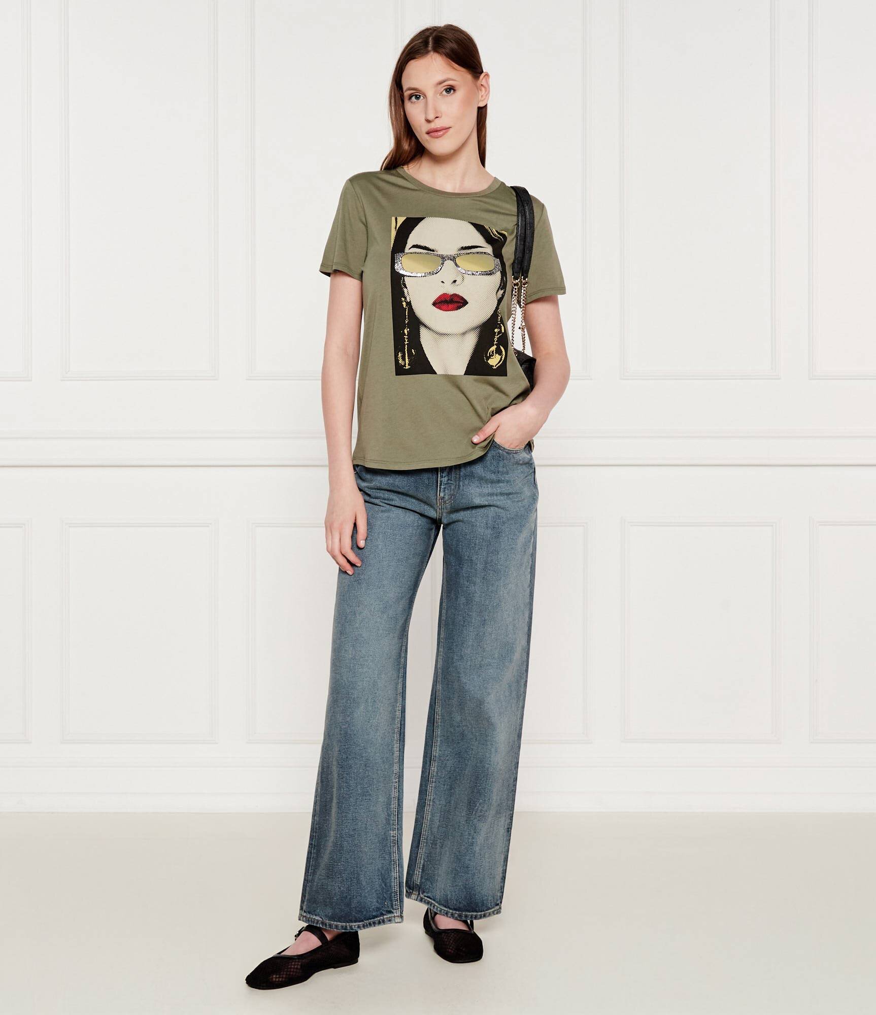 GUESS Tricou SUNGLASSES MODEL EASY | Regular Fit