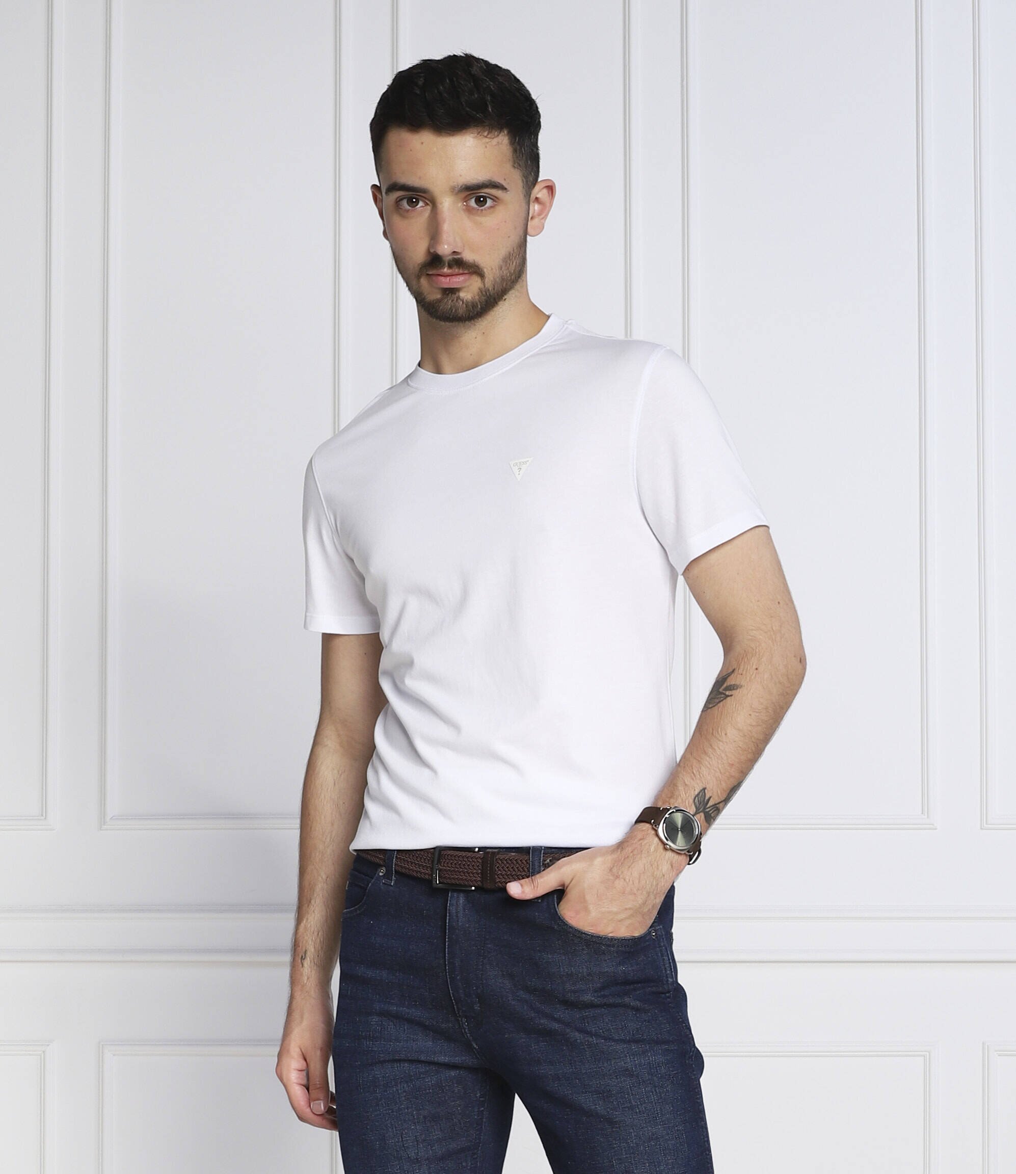 GUESS Tricou TEKY | Slim Fit | stretch