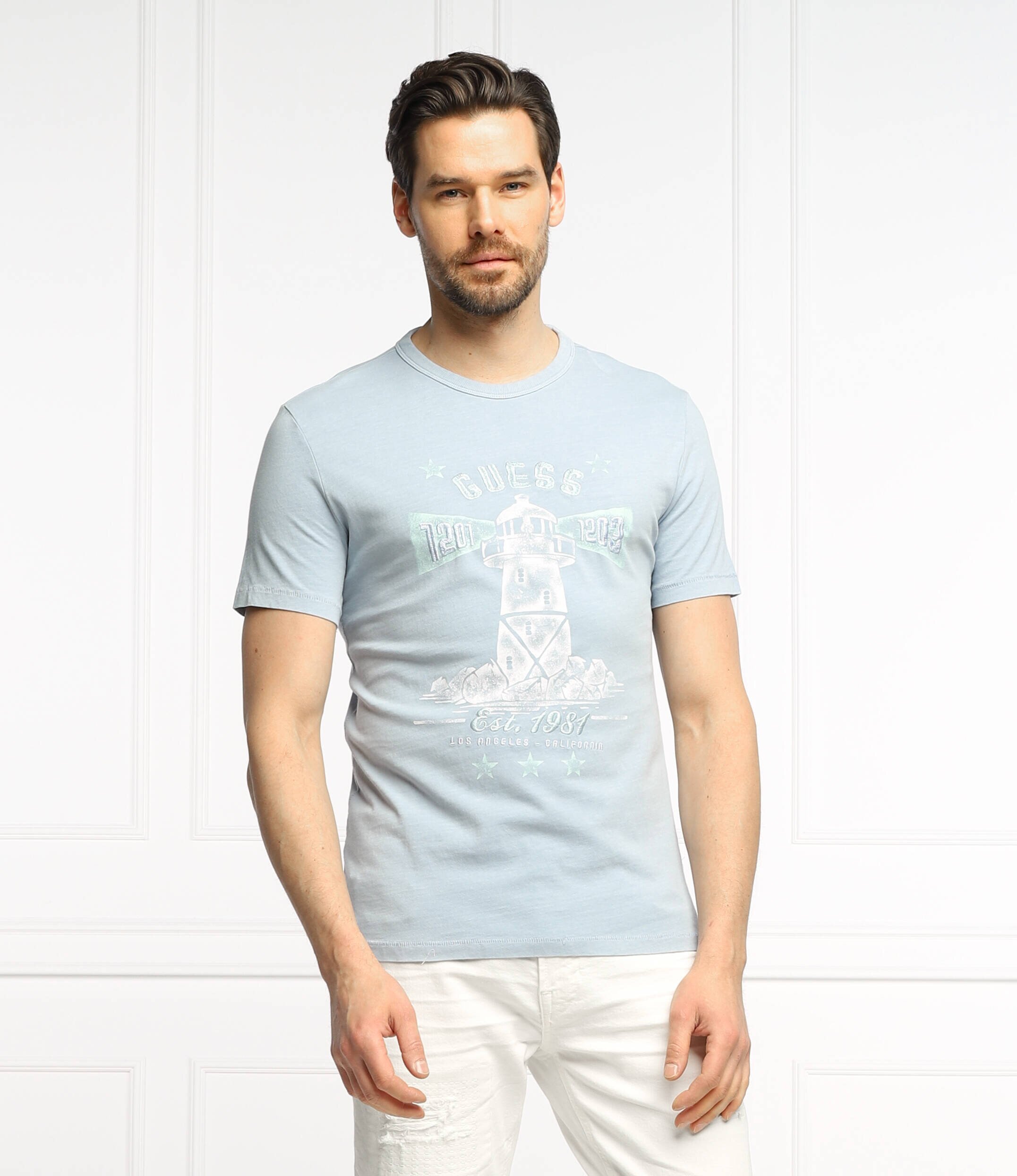 GUESS Tricou Thewat | Slim Fit