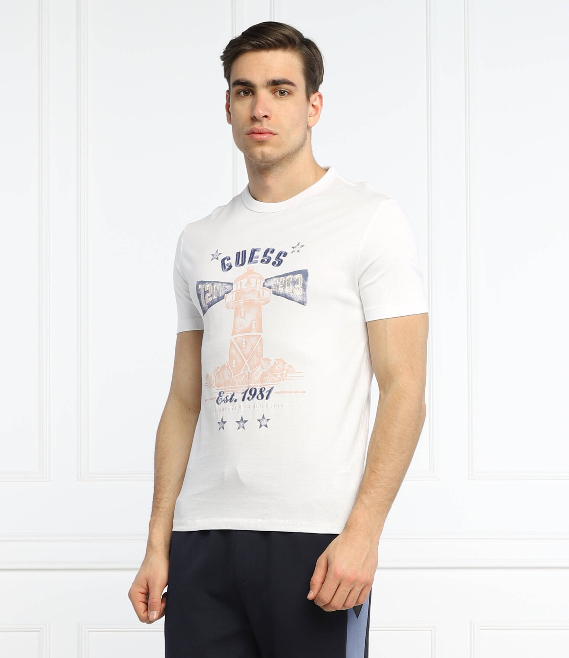 GUESS Tricou Thewat | Slim Fit