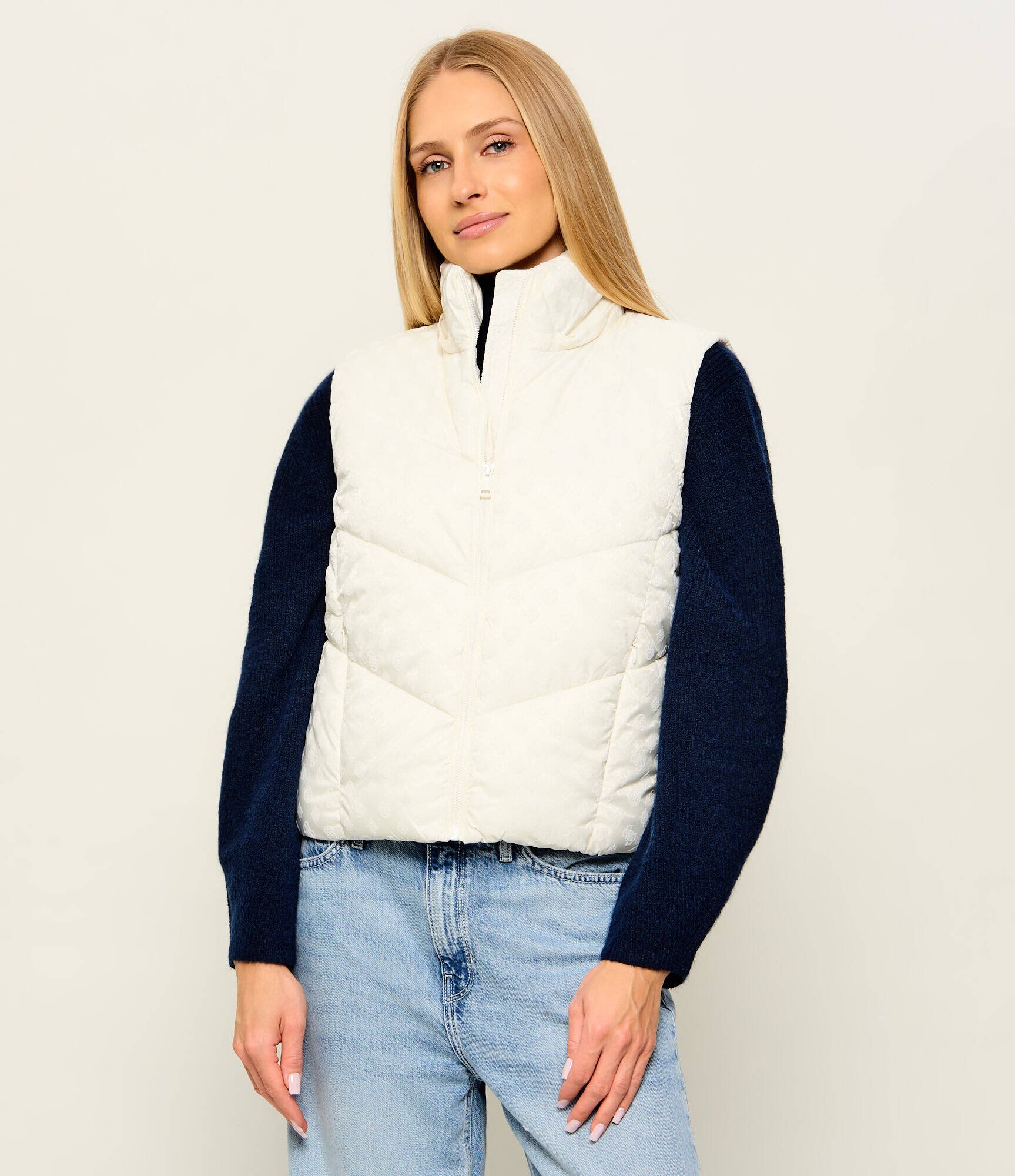 GUESS Vestă Daisy | Cropped Fit