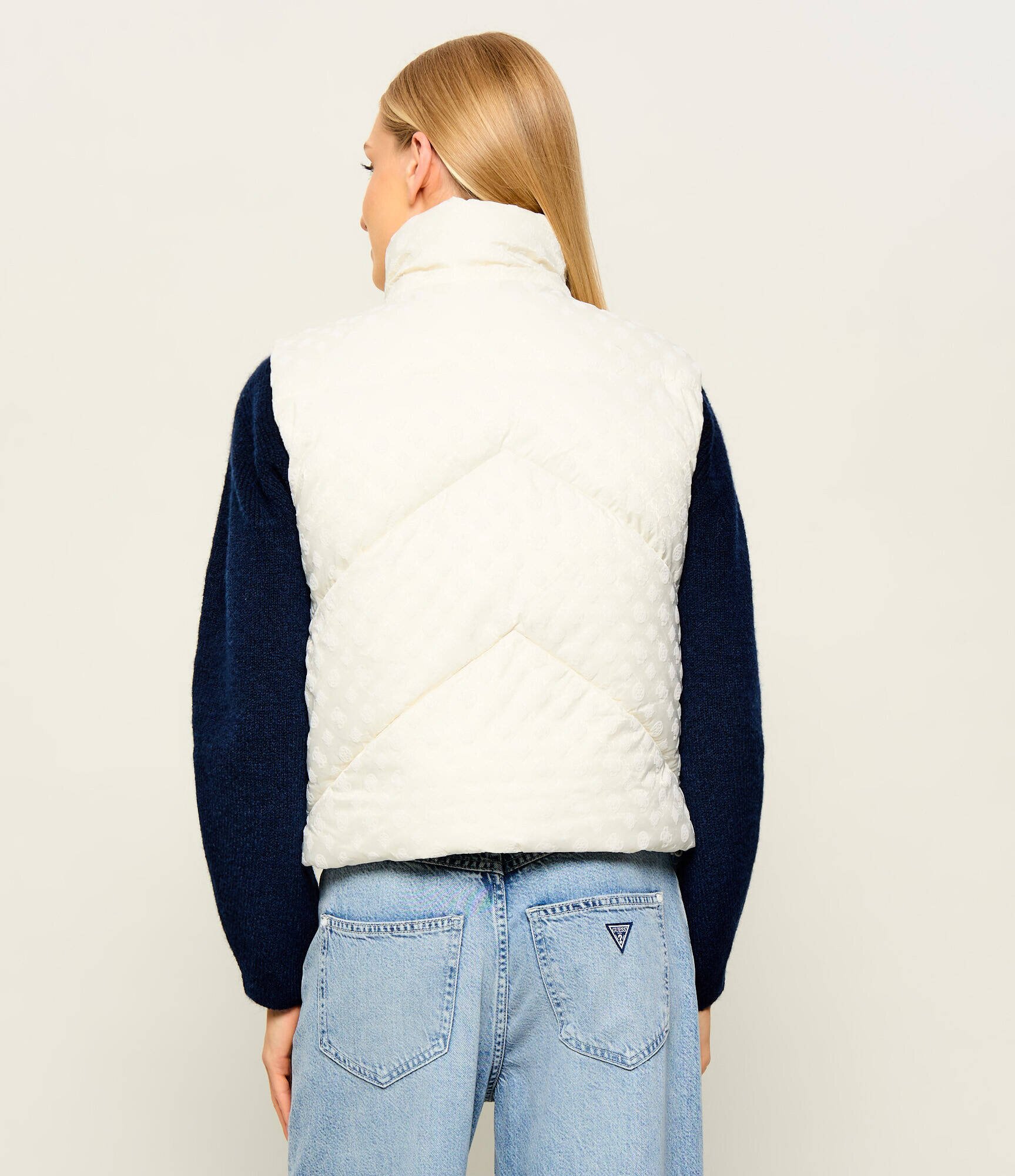 GUESS Vestă Daisy | Cropped Fit