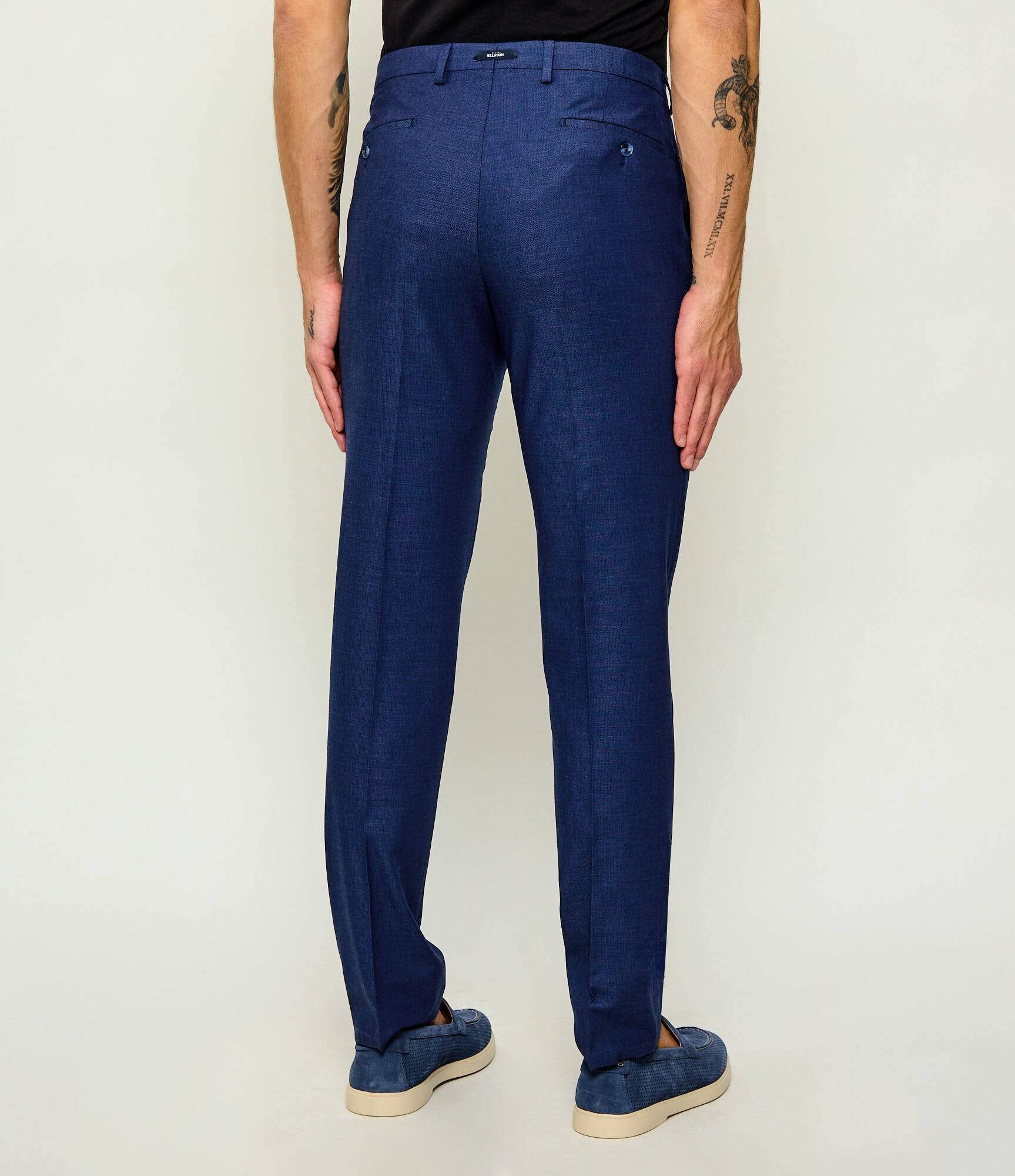 Hechter Paris Pantaloni | Slim Fit cu adaos de lână