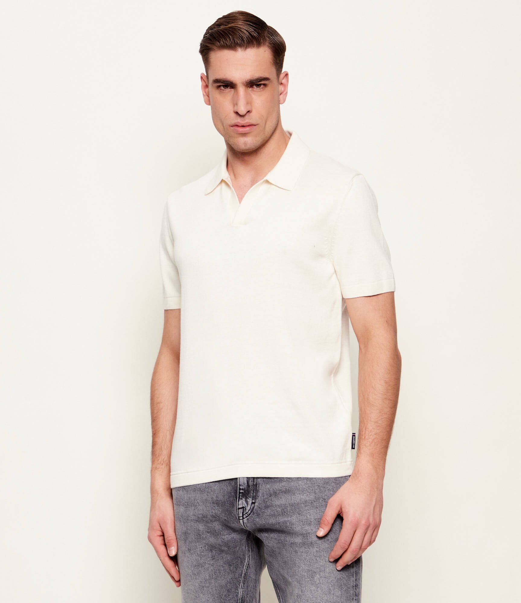 Hechter Paris Polo | regular fit cu adaos de mătase