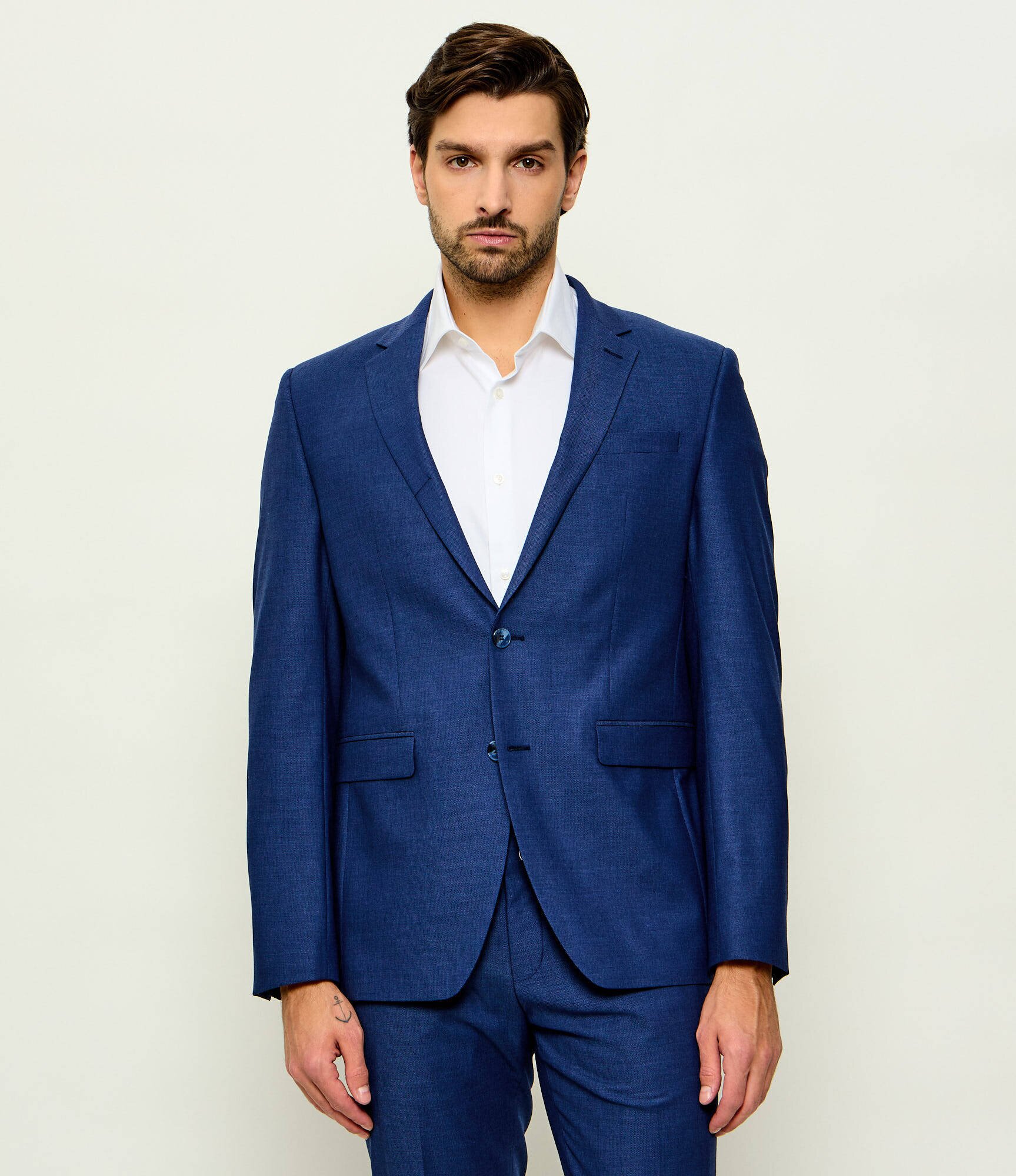 Hechter Paris Sacou | Slim Fit cu adaos de lână