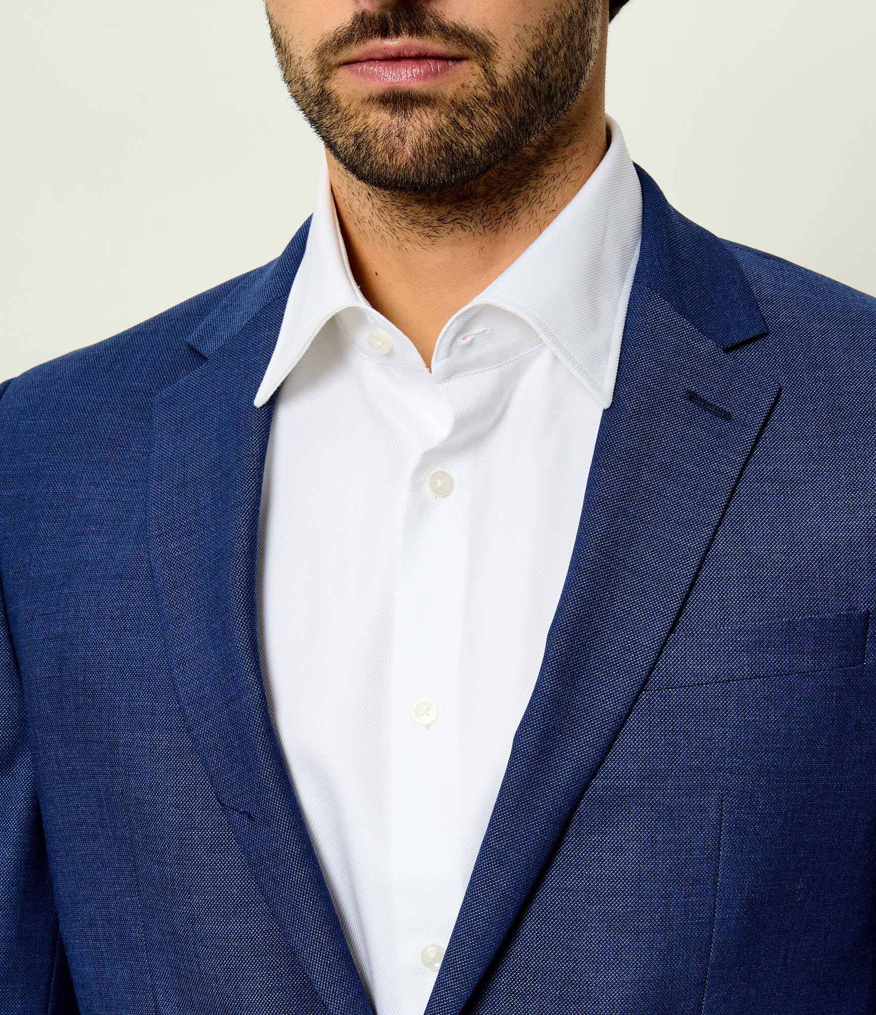 Hechter Paris Sacou | Slim Fit cu adaos de lână