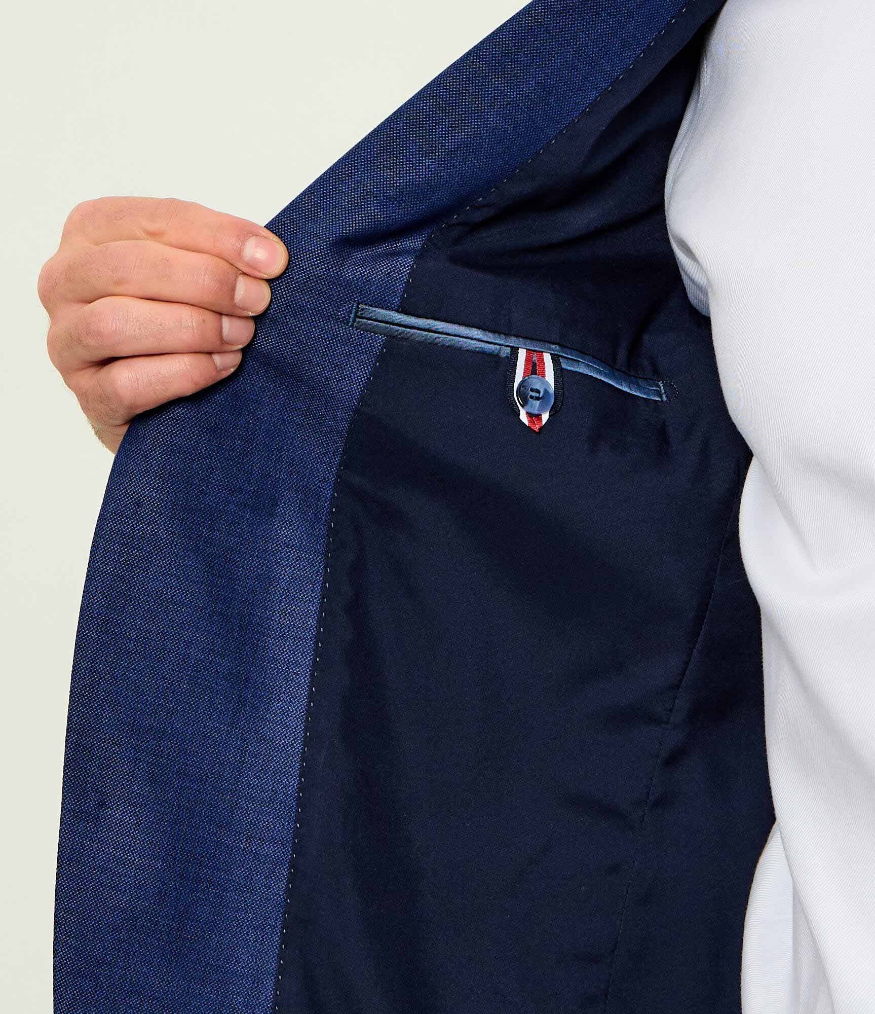 Hechter Paris Sacou | Slim Fit cu adaos de lână