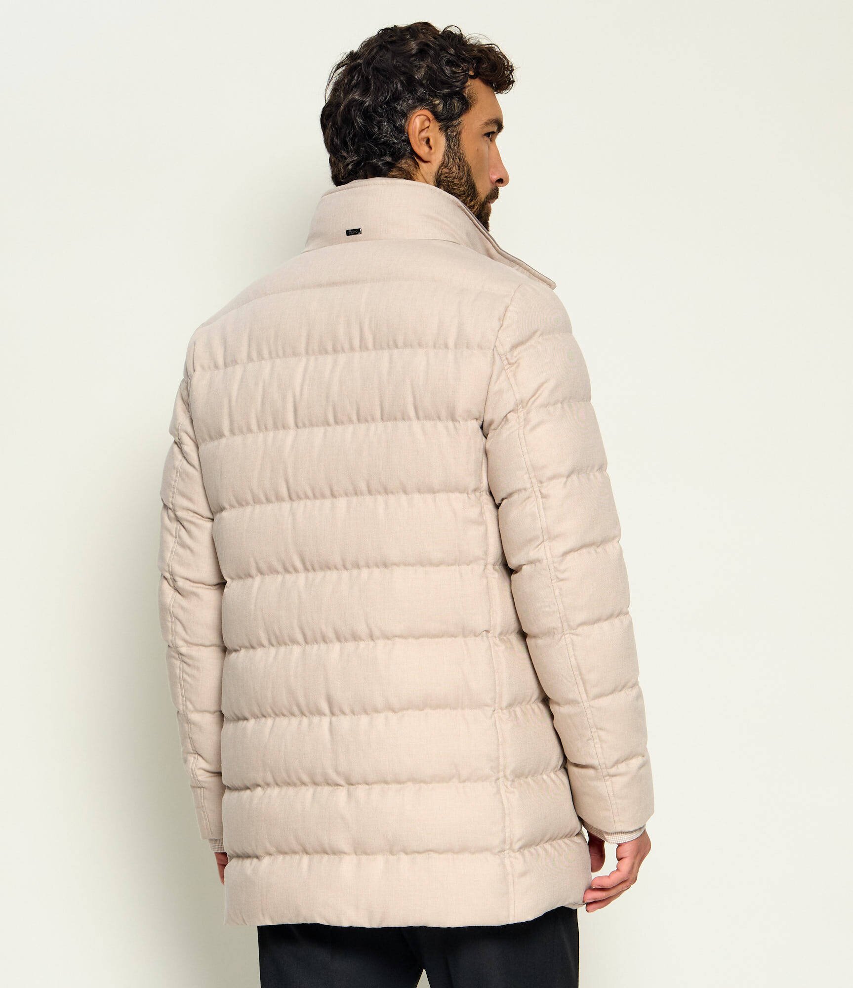 Herno Geacă de puf 2w1 | regular fit cu adaos de lână