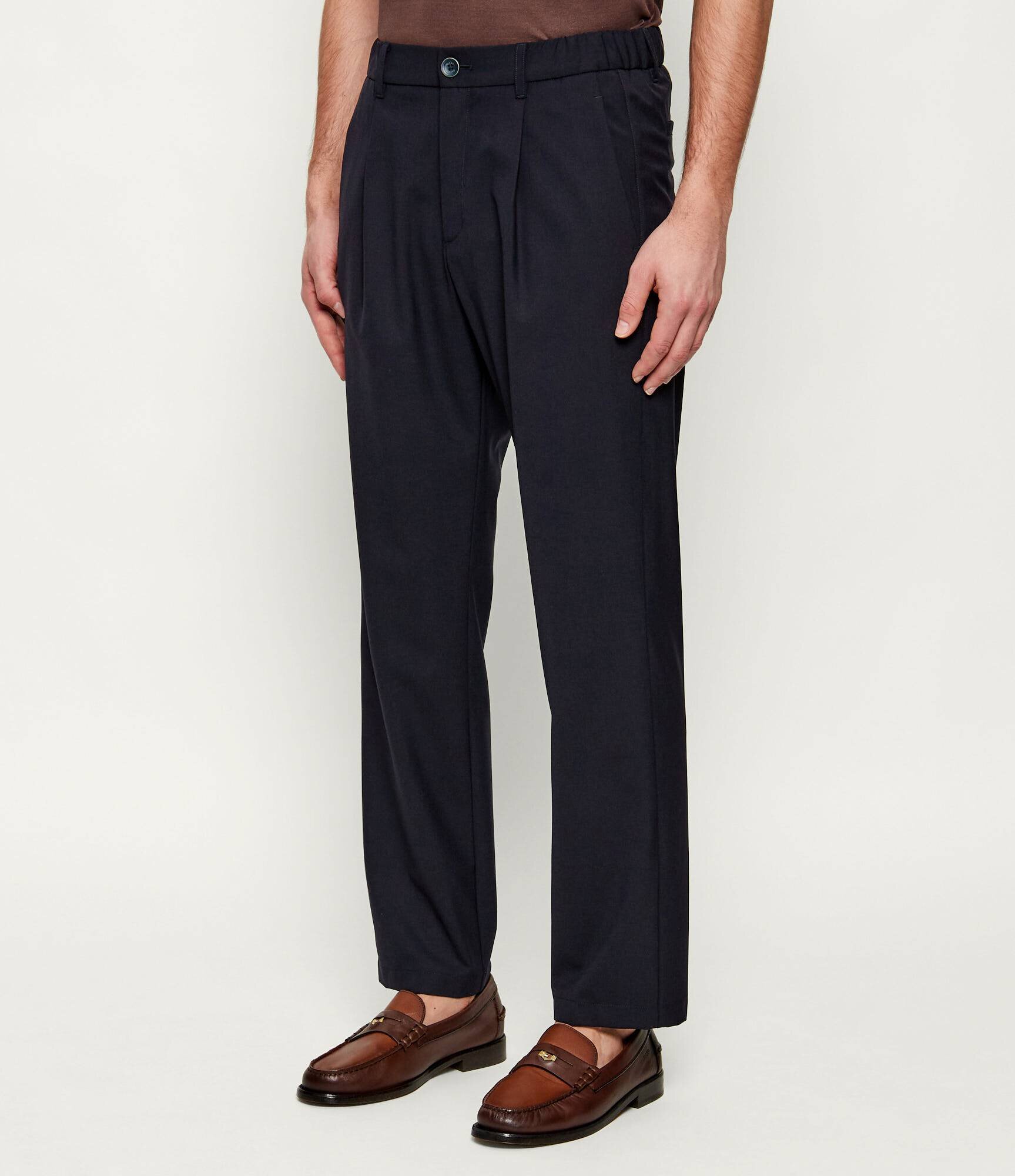Herno Pantaloni | regular fit cu adaos de lână