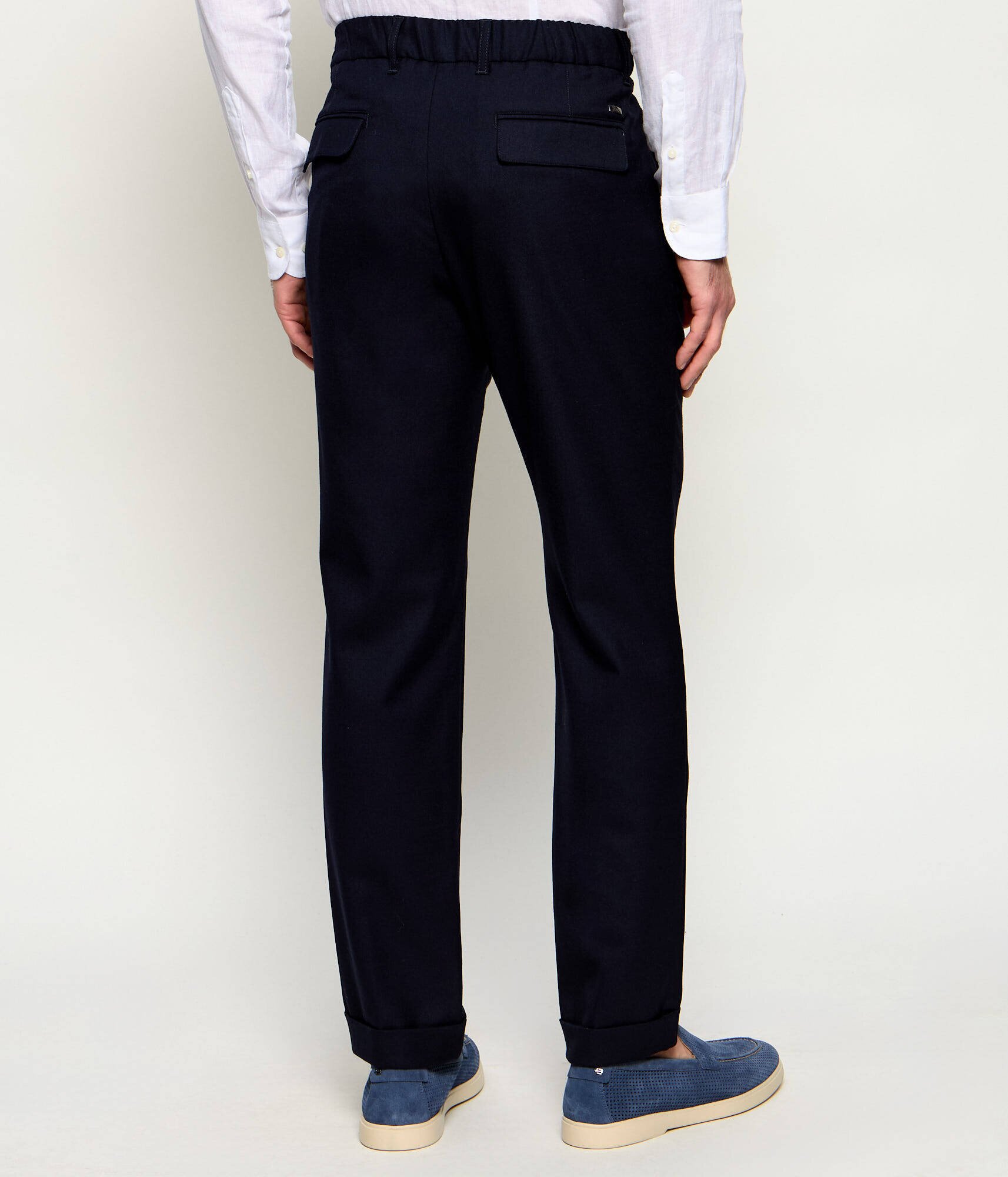 Herno Pantaloni | regular fit cu adaos de lână