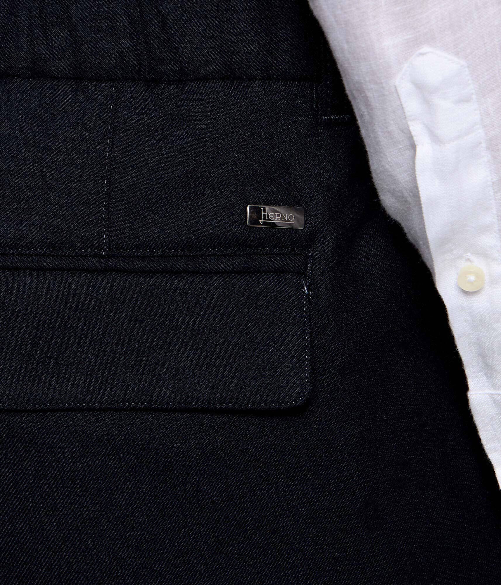 Herno Pantaloni | regular fit cu adaos de lână