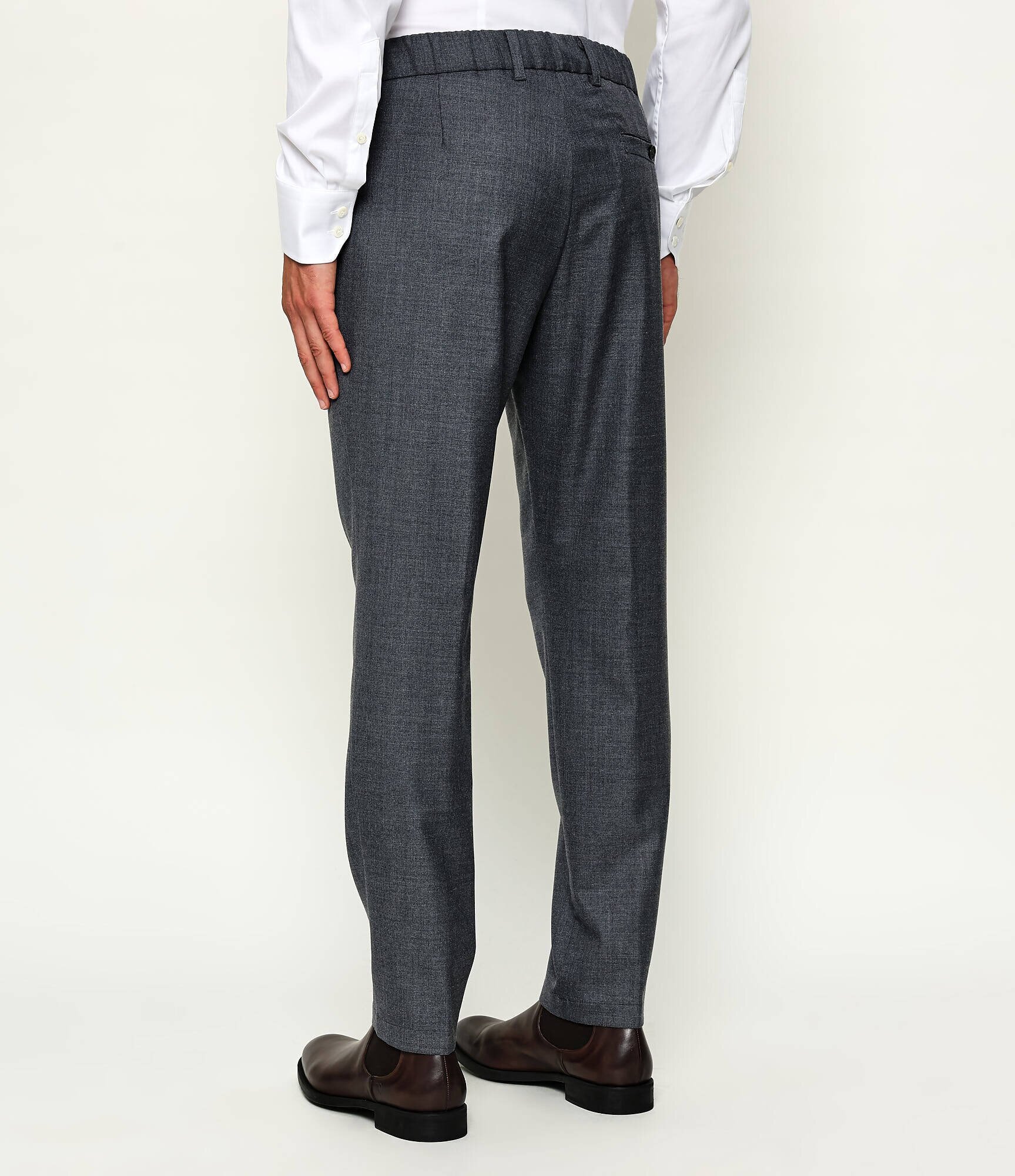 Herno Pantaloni | Tapered fit cu adaos de lână
