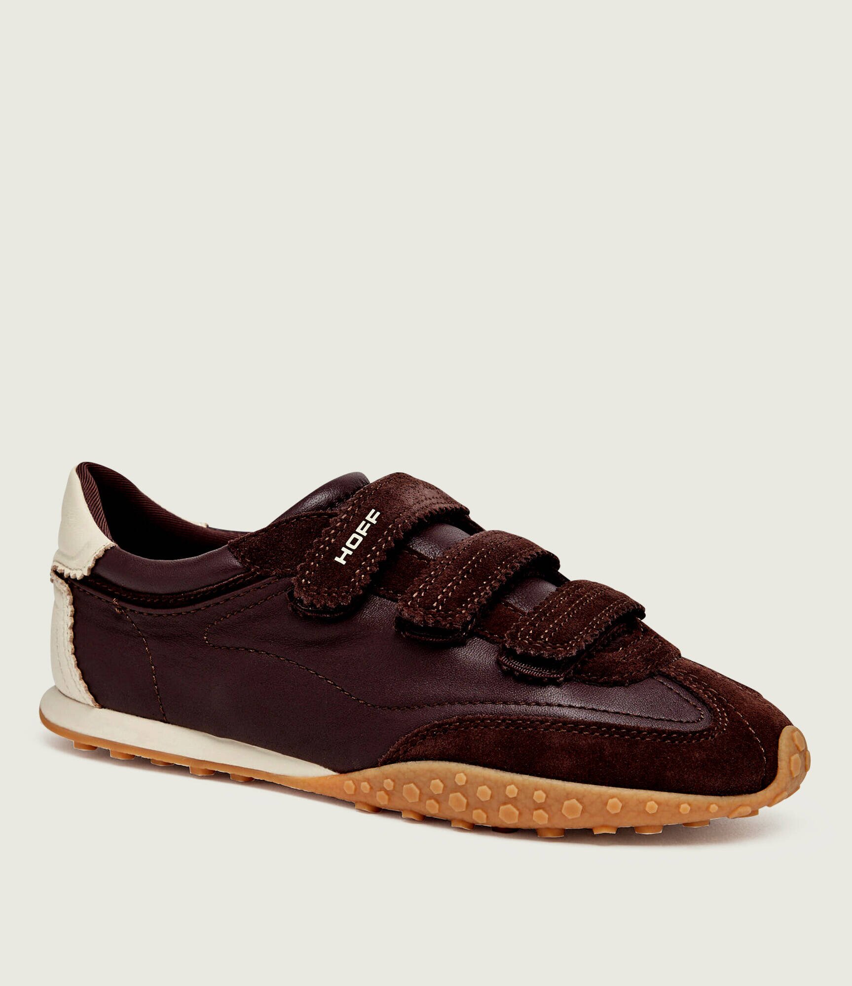 HOFF Teniși din piele Bridge Velcros | piele întoarsă