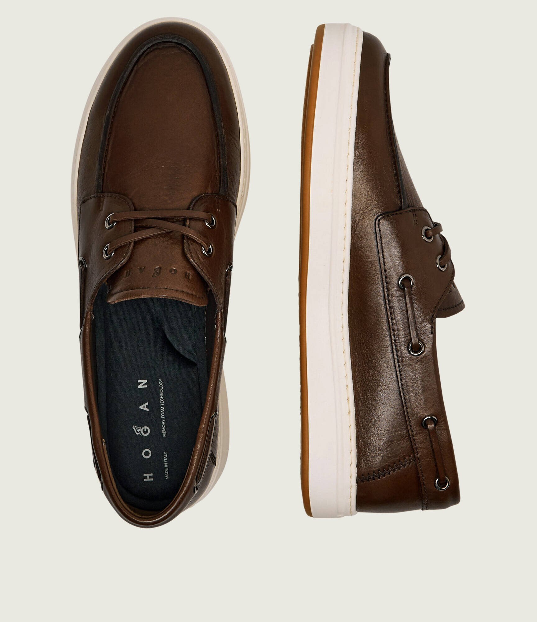 Hogan De piele mocasini H668 BARCA