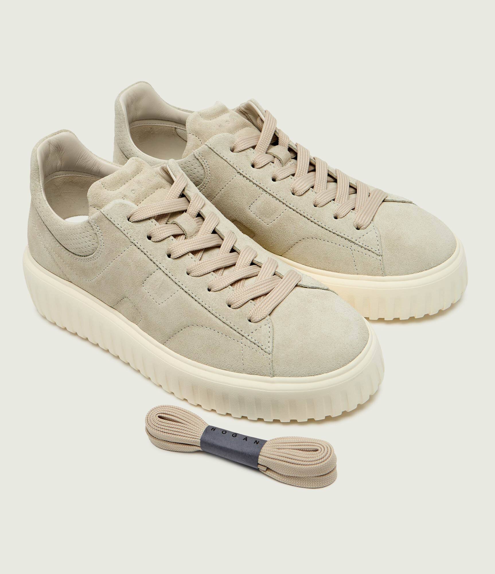Hogan Sneakers H-STRIPES | piele întoarsă