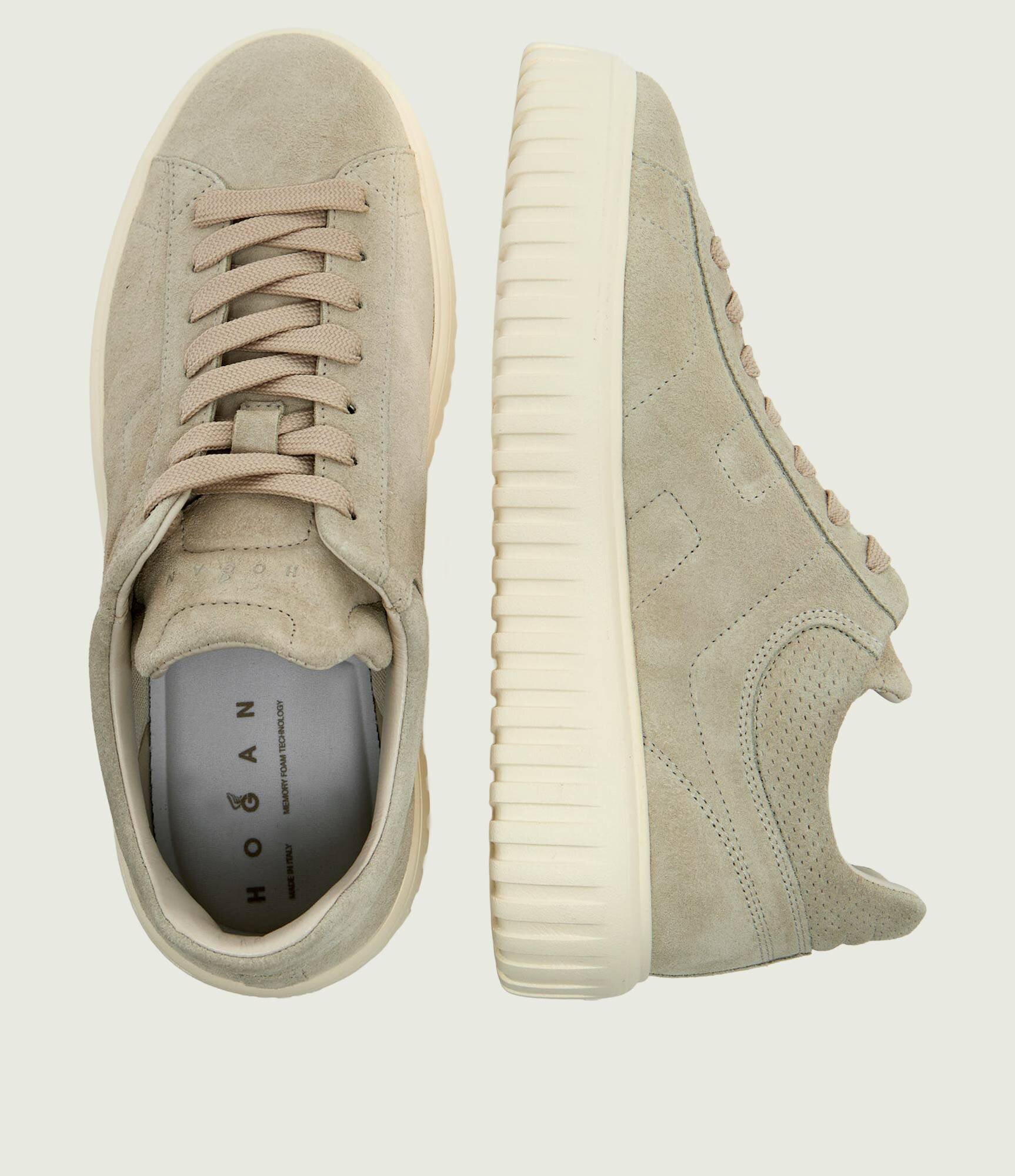 Hogan Sneakers H-STRIPES | piele întoarsă