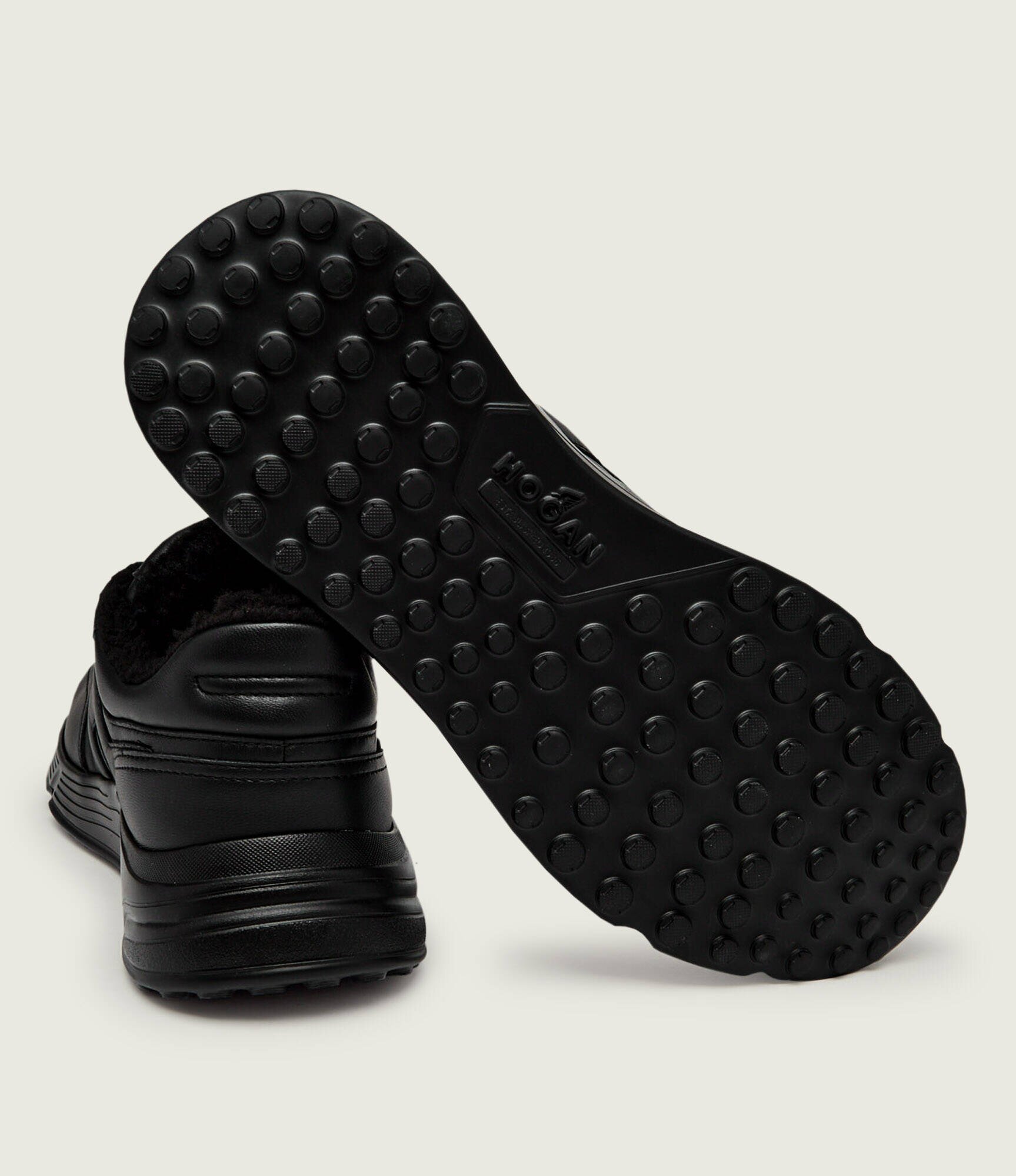 Hogan Teniși din piele Hyperlight Allacciato | shearling cu adaos de lână