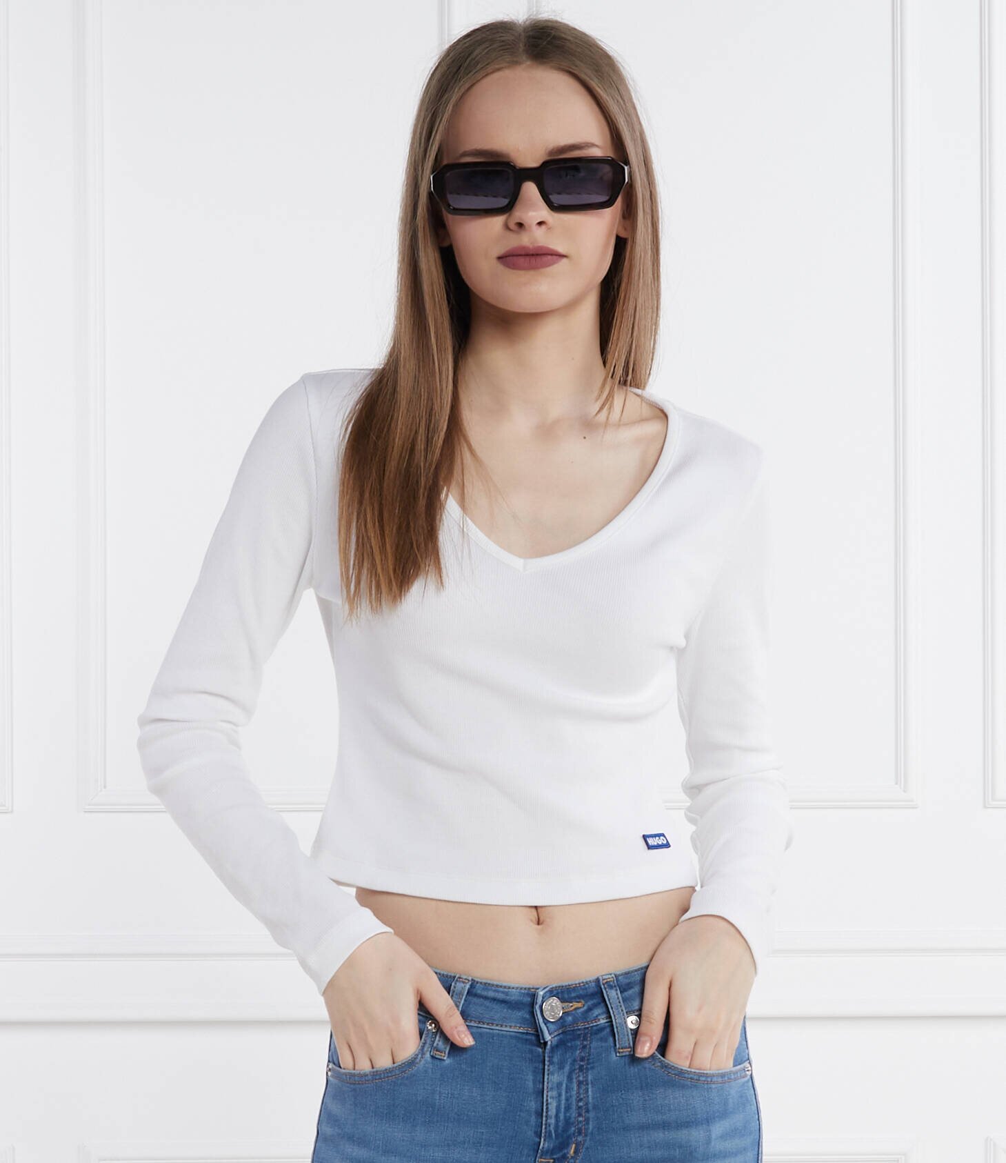 HUGO Blue Bluză Darimina_B | Slim Fit