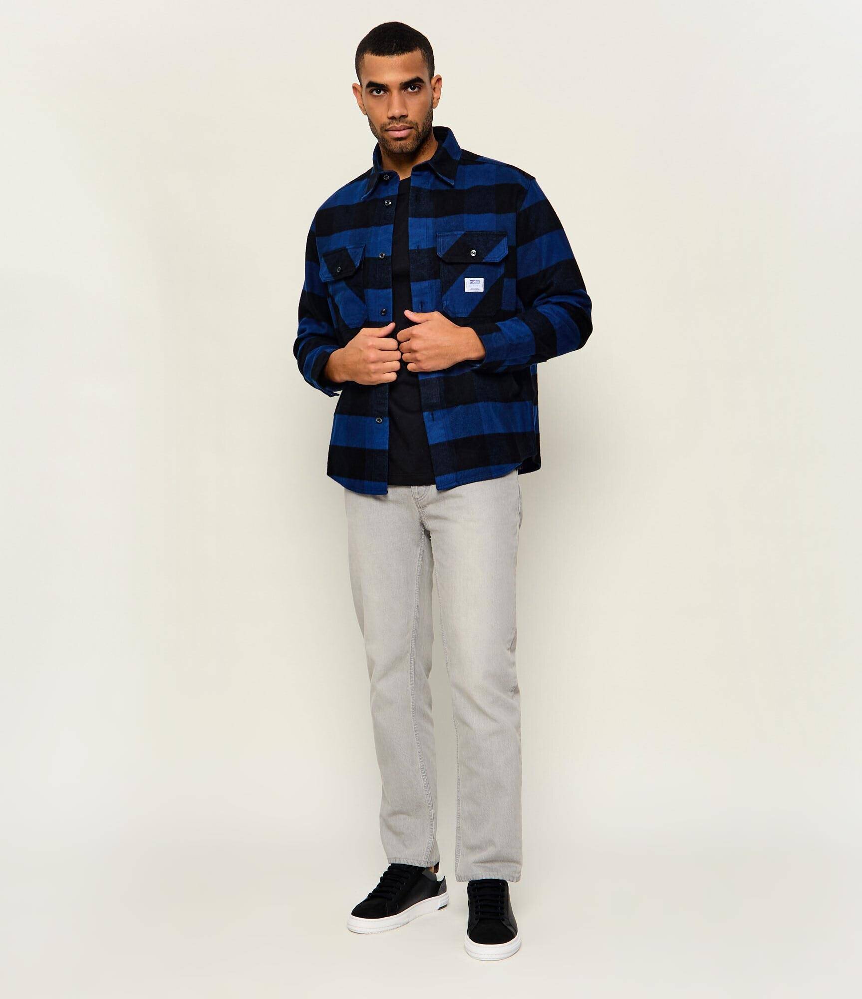 HUGO Blue Cămașă Ebolt_1 | Oversize fit