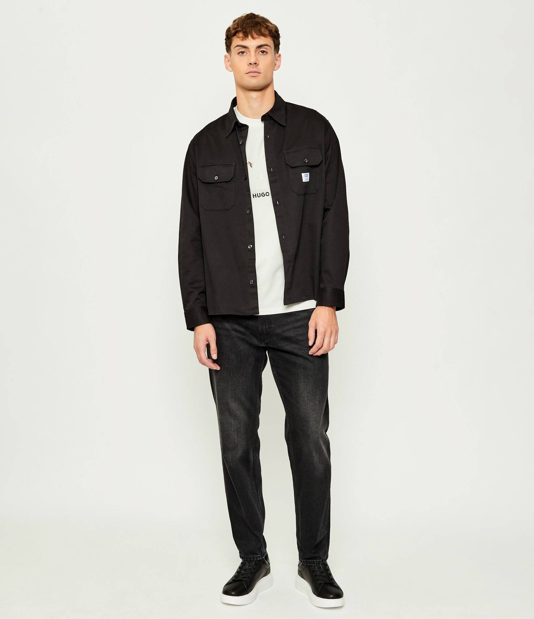 HUGO Blue Cămașă Ekynone | Oversize fit