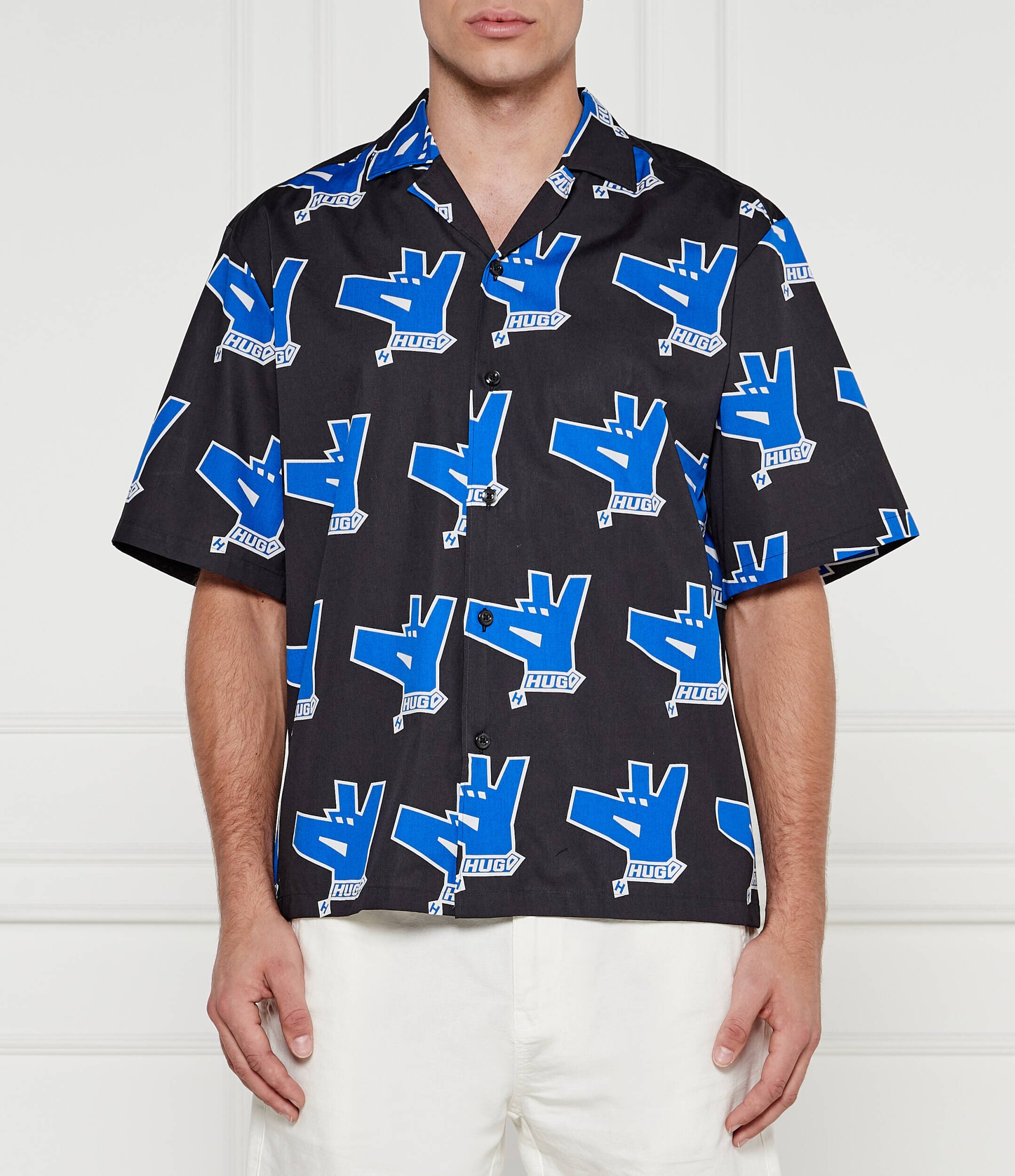 HUGO Blue Cămașă Eligino | Oversize fit