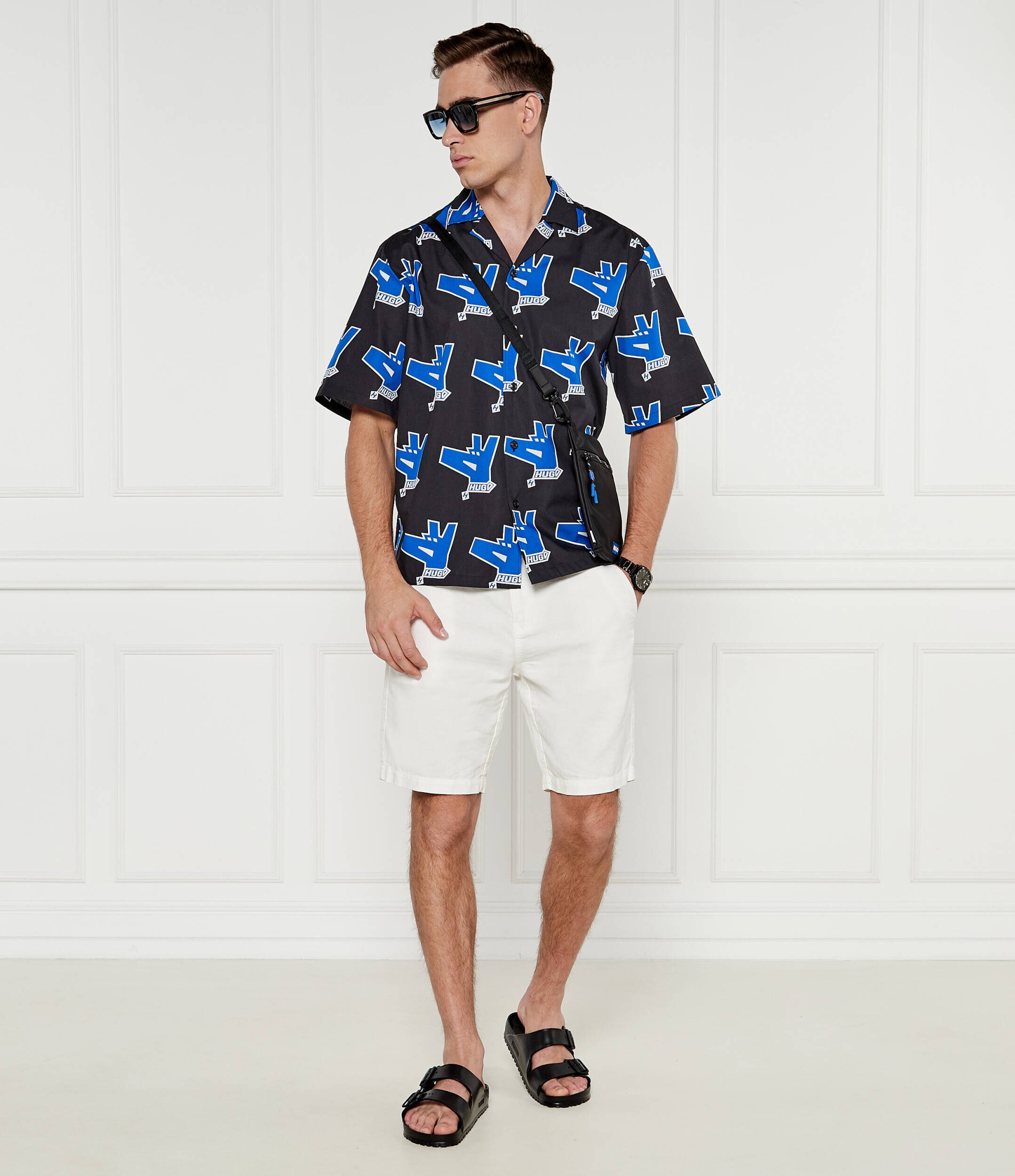 HUGO Blue Cămașă Eligino | Oversize fit