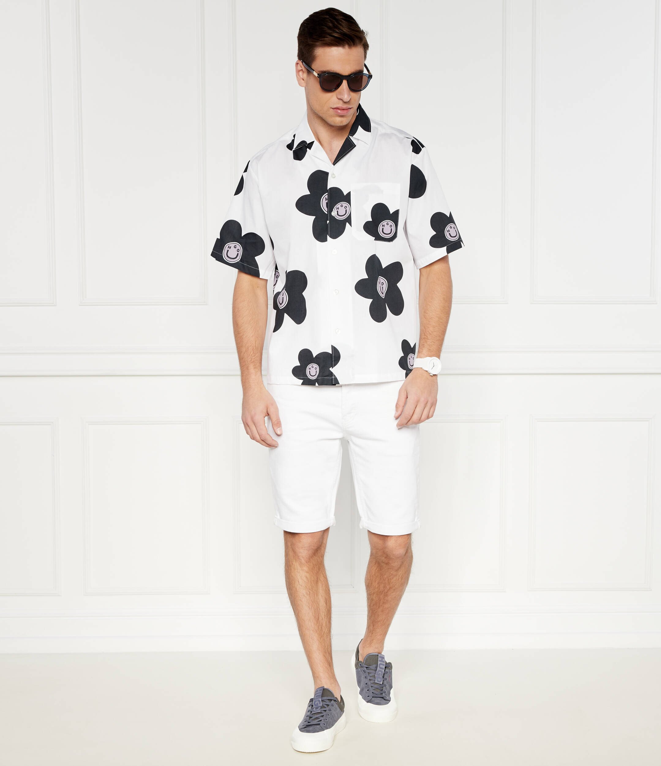 HUGO Blue Cămașă Eligino | Oversize fit