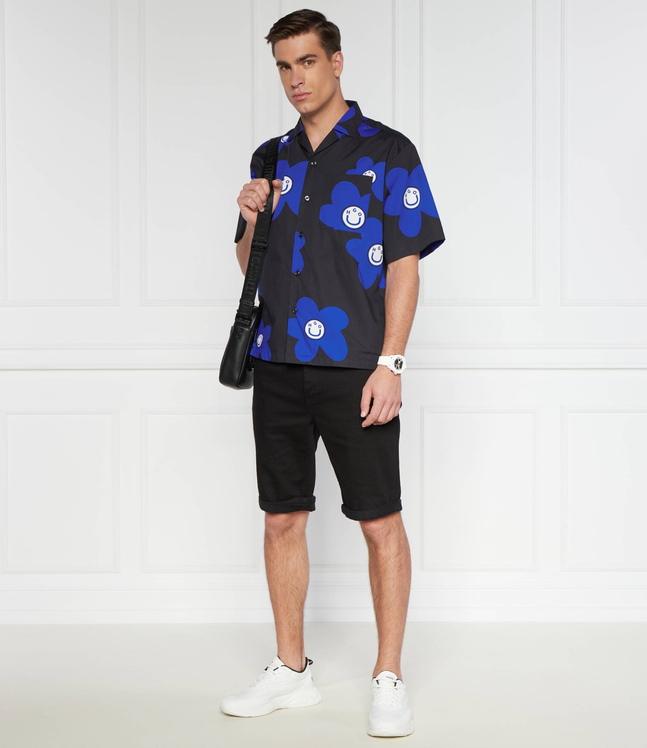 HUGO Blue Cămașă Eligino | Oversize fit