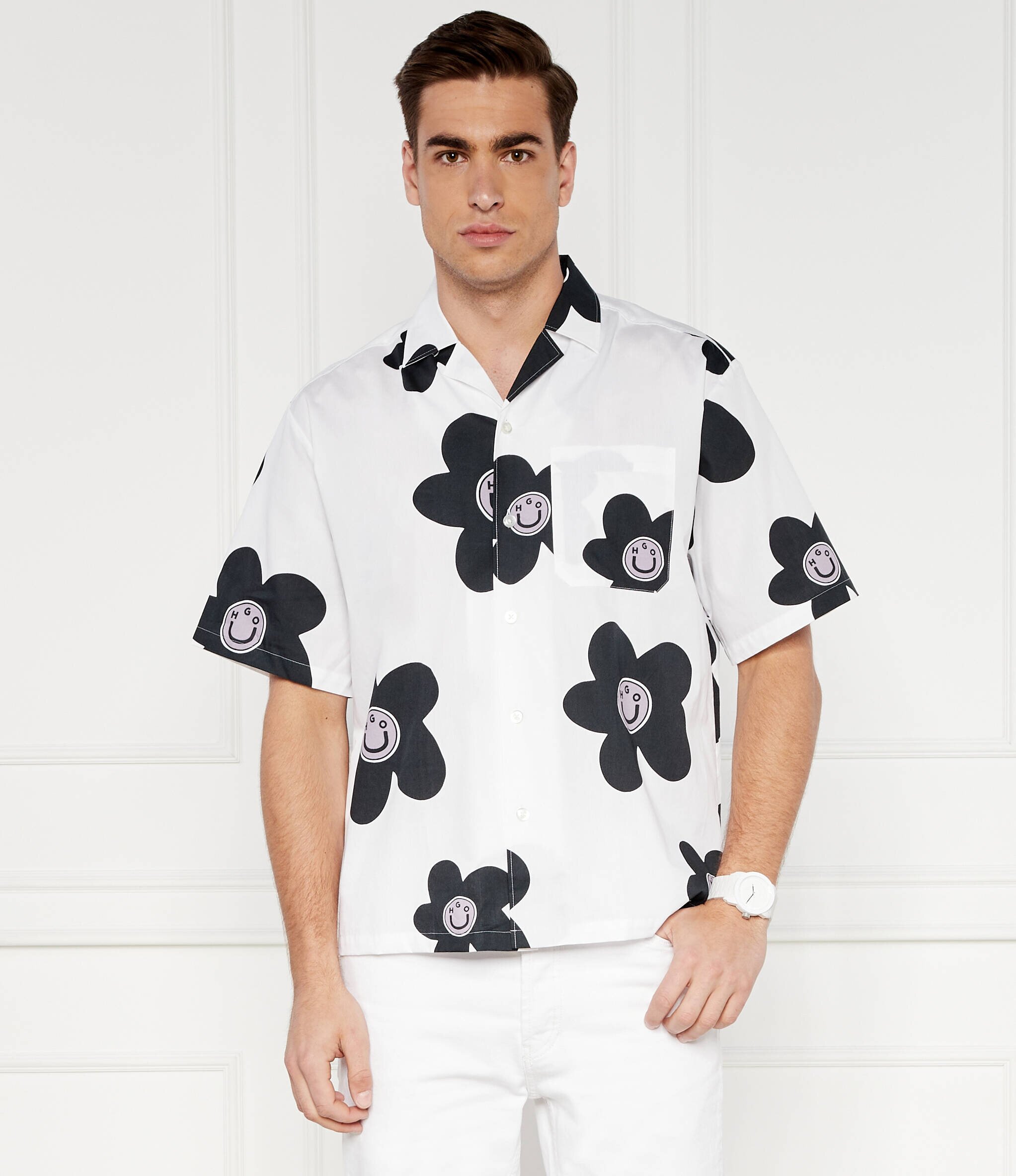 HUGO Blue Cămașă Eligino | Oversize fit