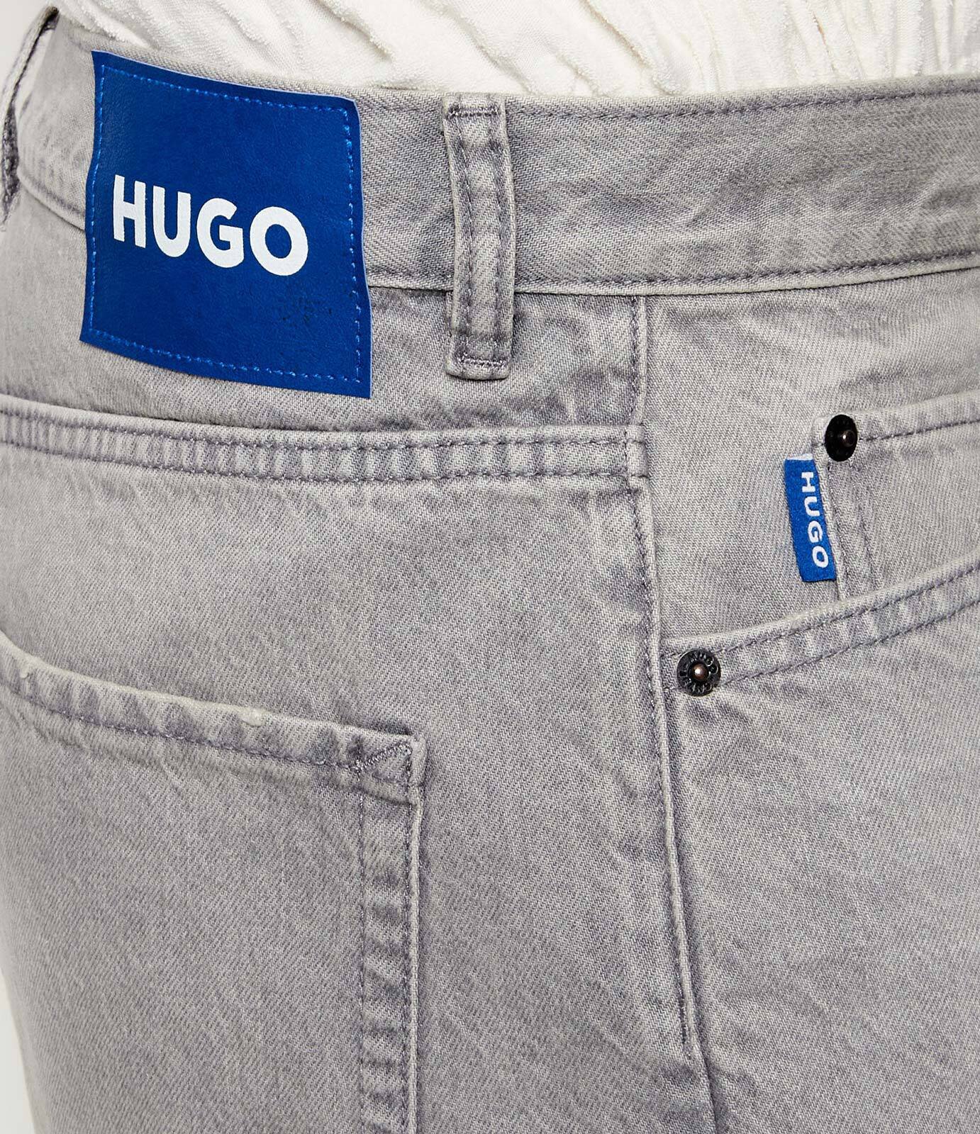 HUGO Blue De blugi pantaloni scurți Skate | Straight fit