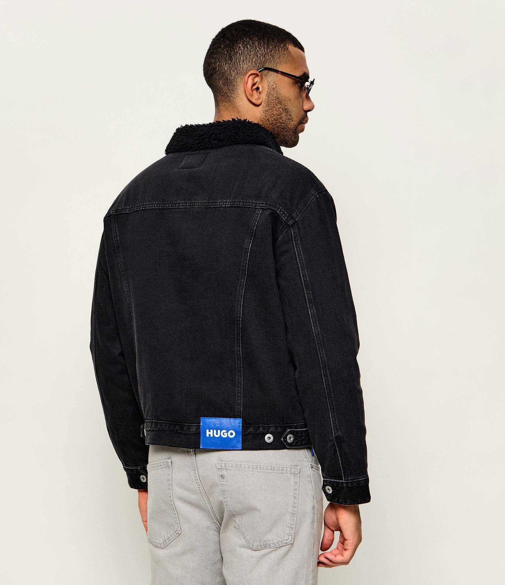 HUGO Blue Geacă de blug Dex/1 | regular fit | shearling