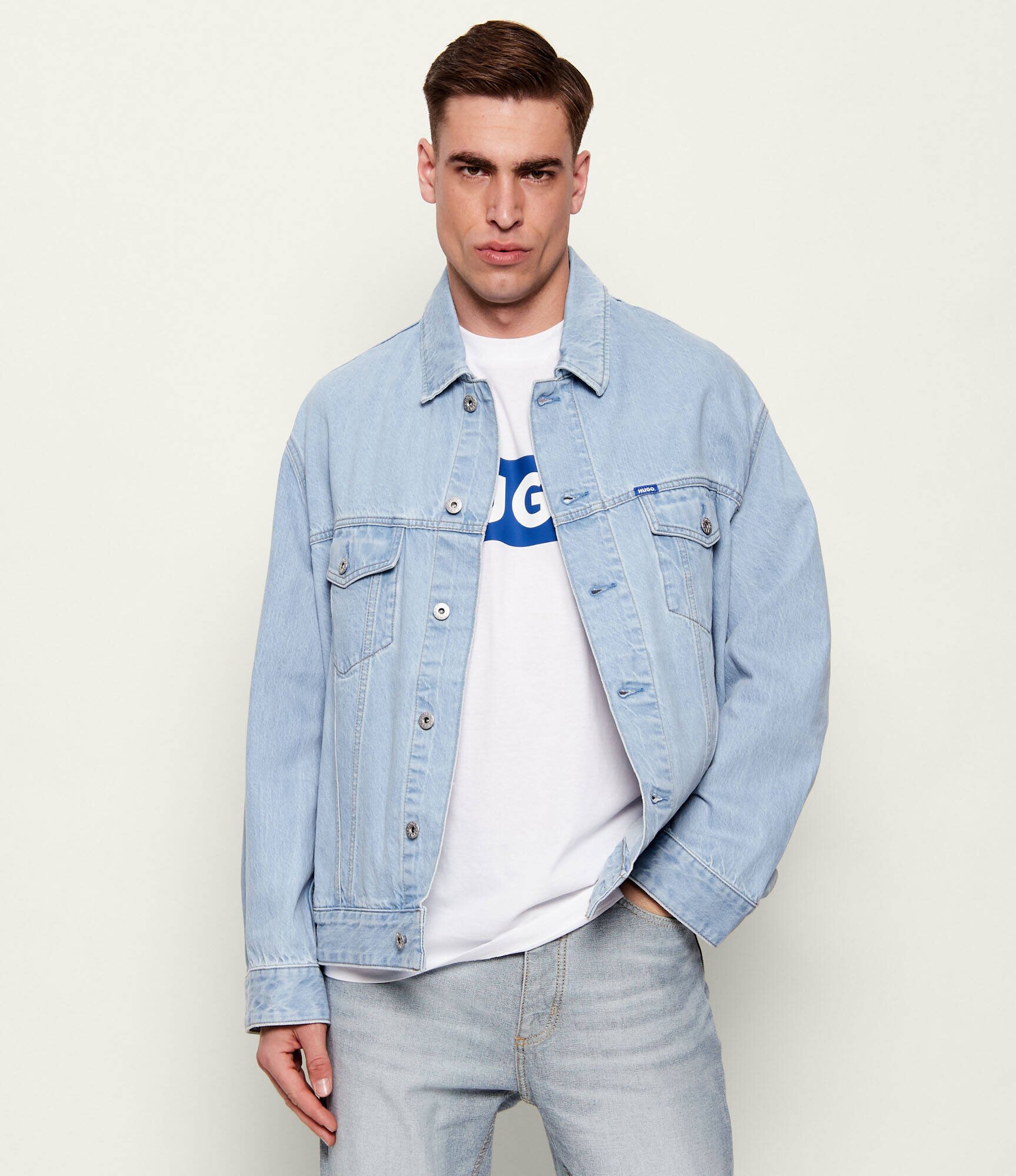HUGO Blue Geacă de blug Kirkby | Loose fit