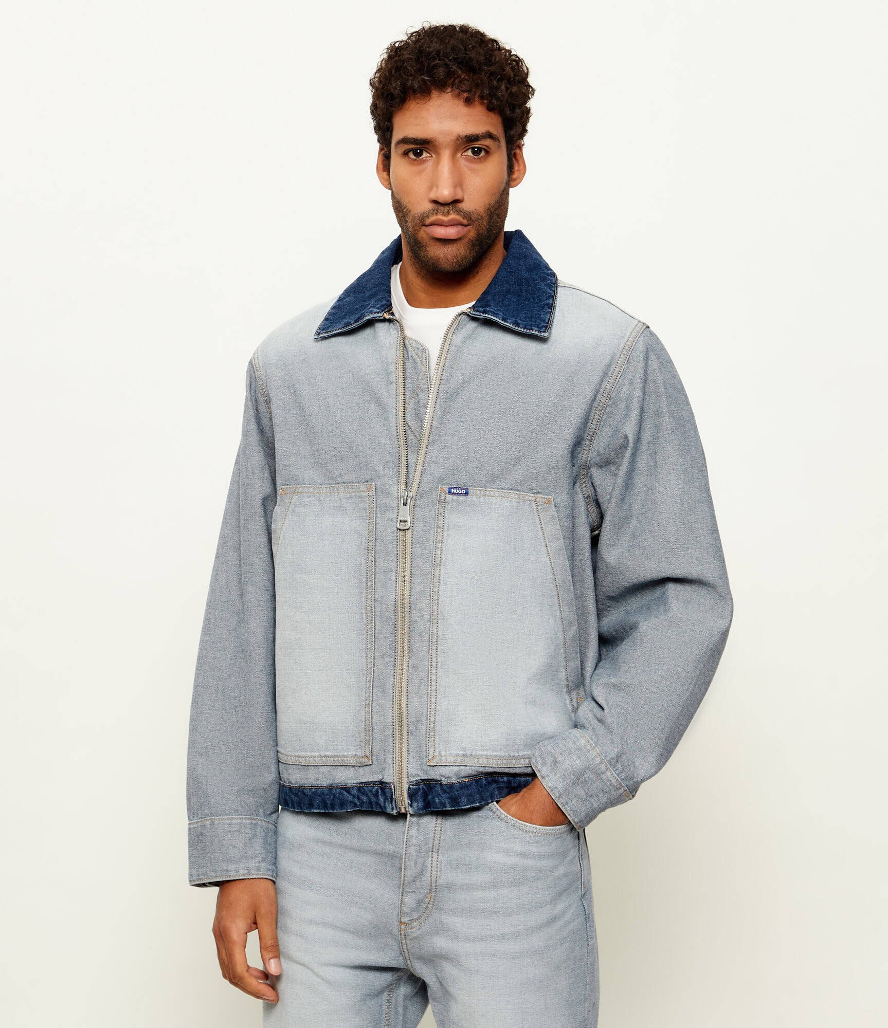 HUGO Blue Geacă de blug Talian | regular fit