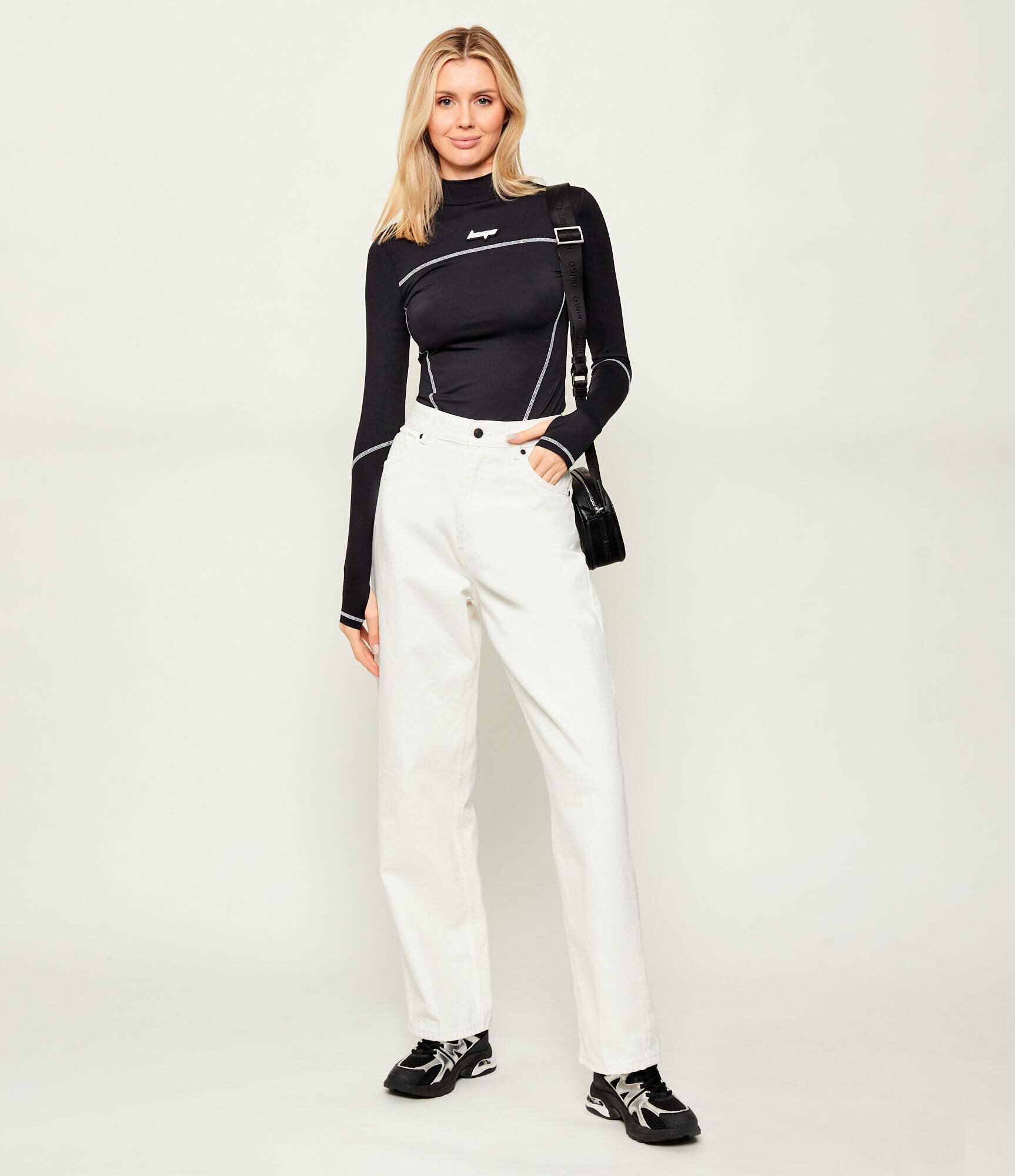 HUGO Blue Guler înalt Nisportie_B | Slim Fit