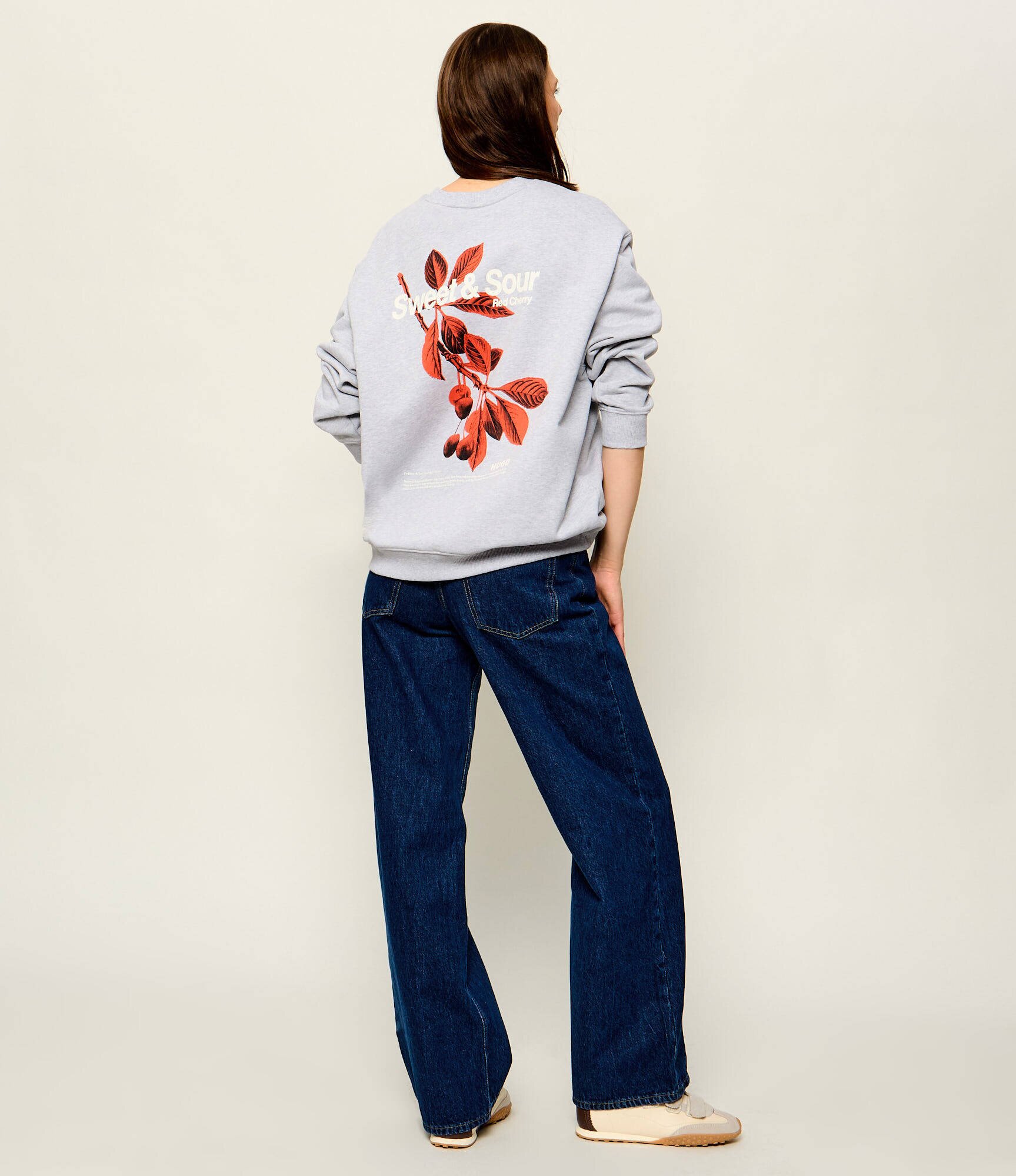HUGO Blue Hanorac Classic Crew_B_4 | Relaxed fit