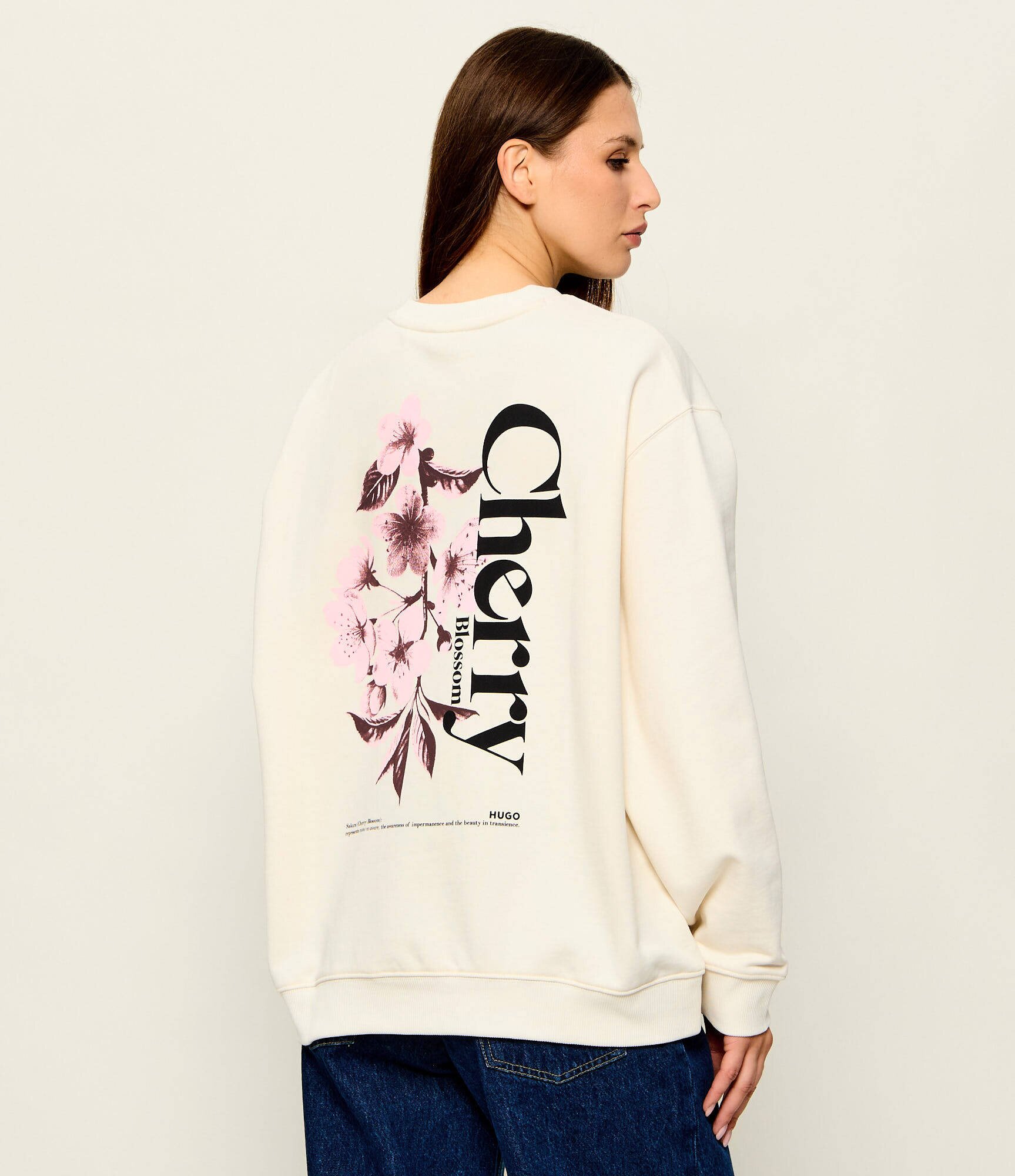 HUGO Blue Hanorac Classic Crew_B_4 | Relaxed fit