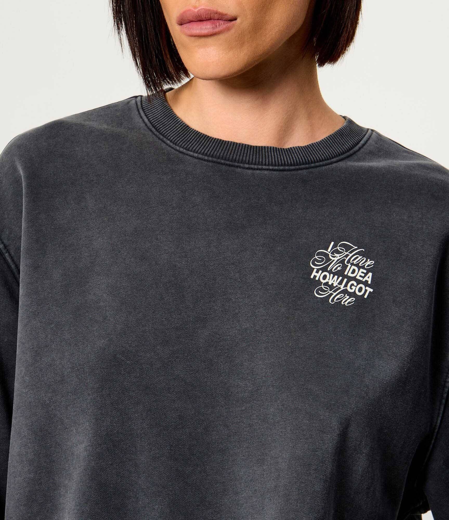 HUGO Blue Hanorac Classic Crew_B_6 | Oversize fit