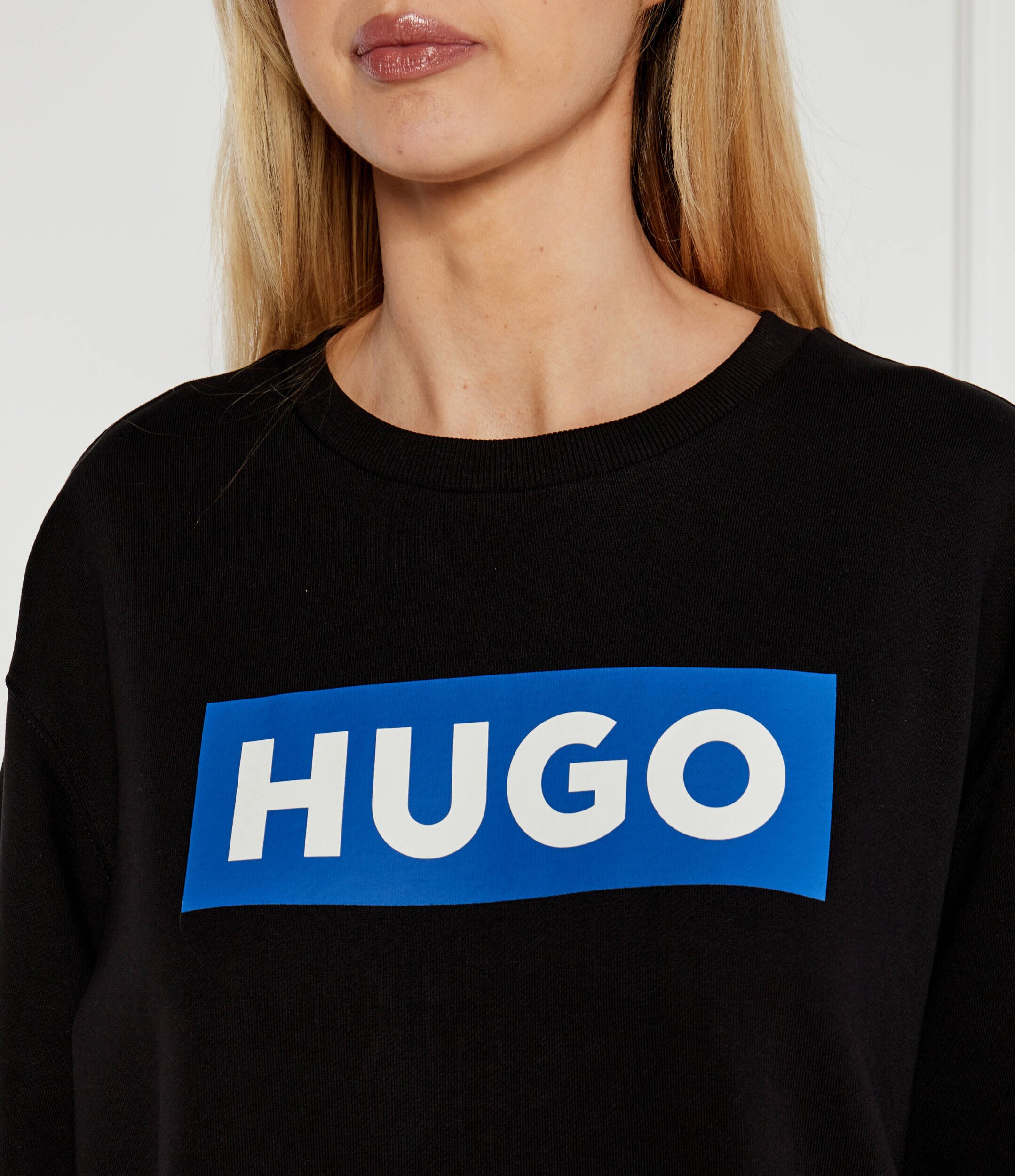 HUGO Blue Hanorac Crew | regular fit
